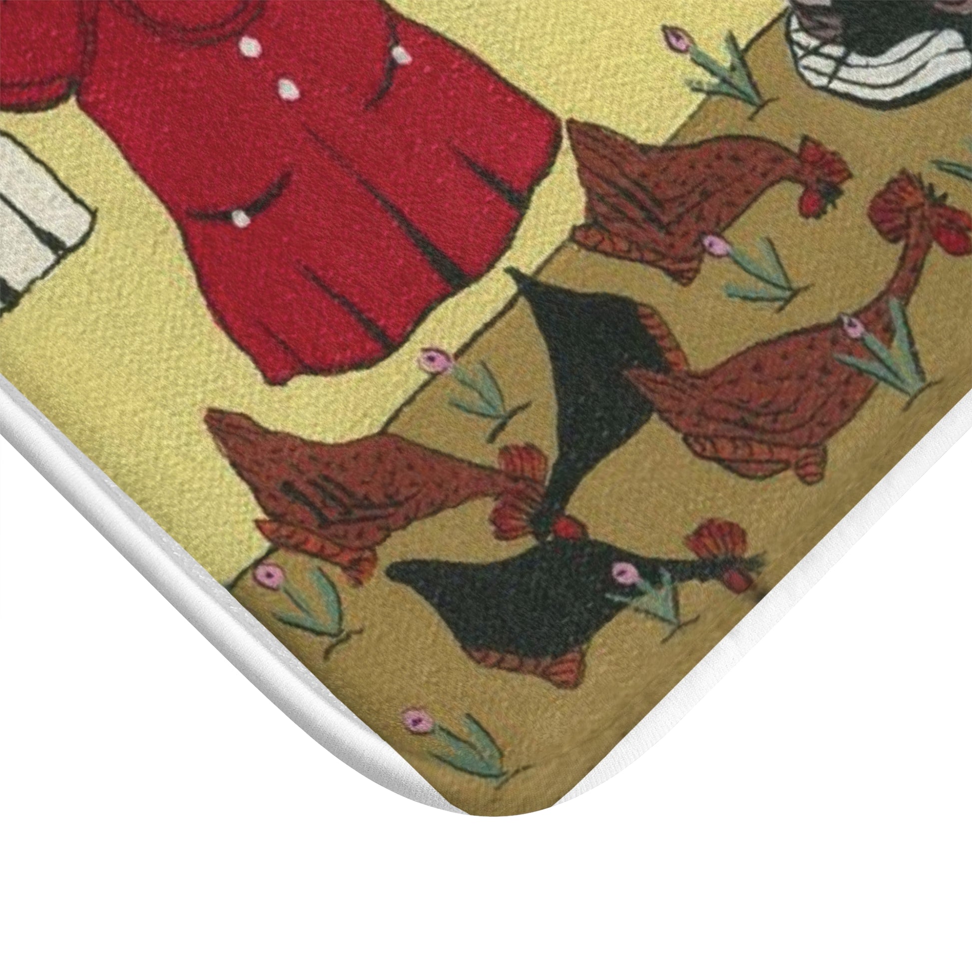 Charming Farmhouse Bath Mat, Country Decor, Vintage Style, Bathroom Rug, Gift for Farmhouse Lovers