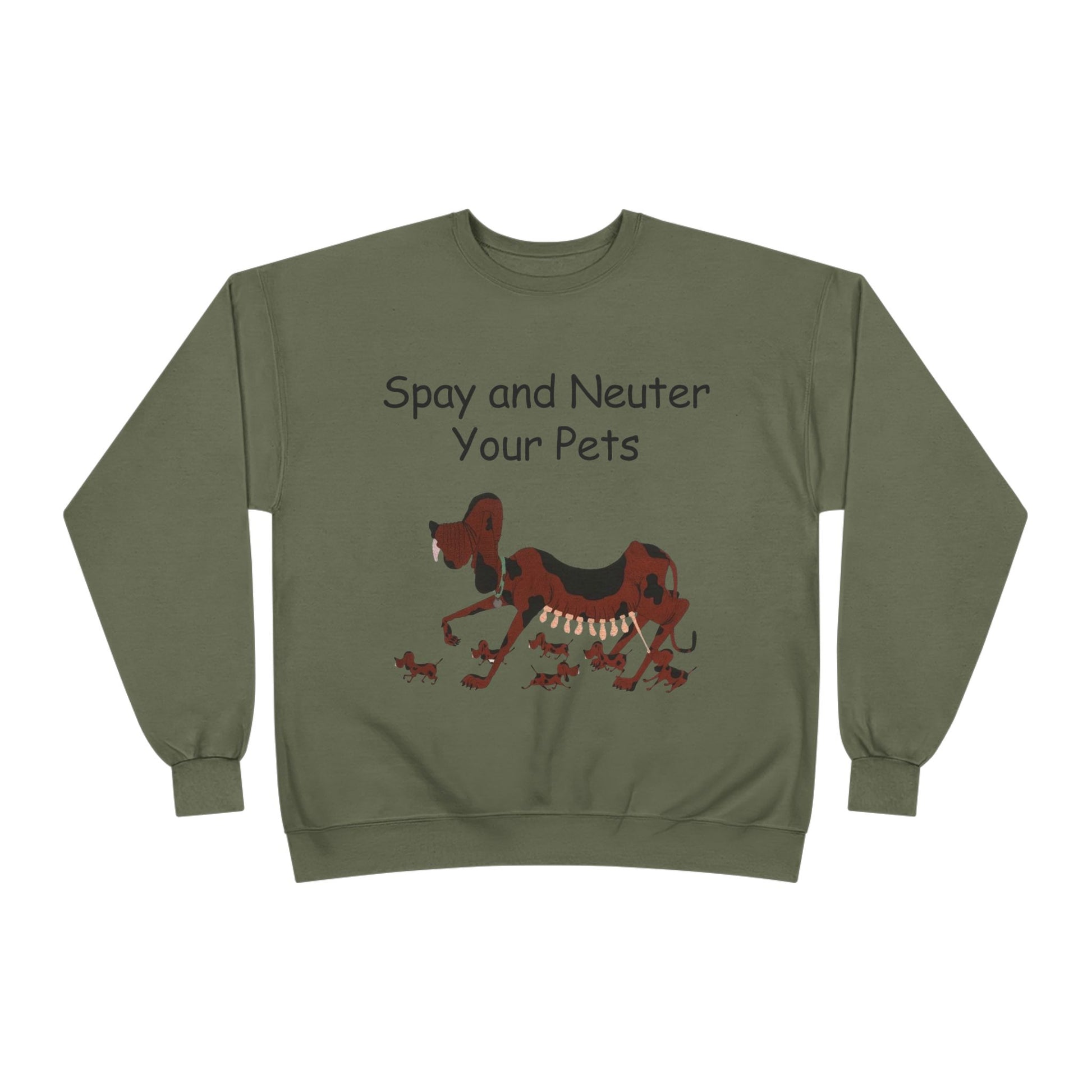Pet Care Awareness Sweatshirt - Spay and Neuter Your Pets, Animal Lover Gift, Eco-Friendly Fashion, Dog Owner Apparel, Pet Advocacy Clothing