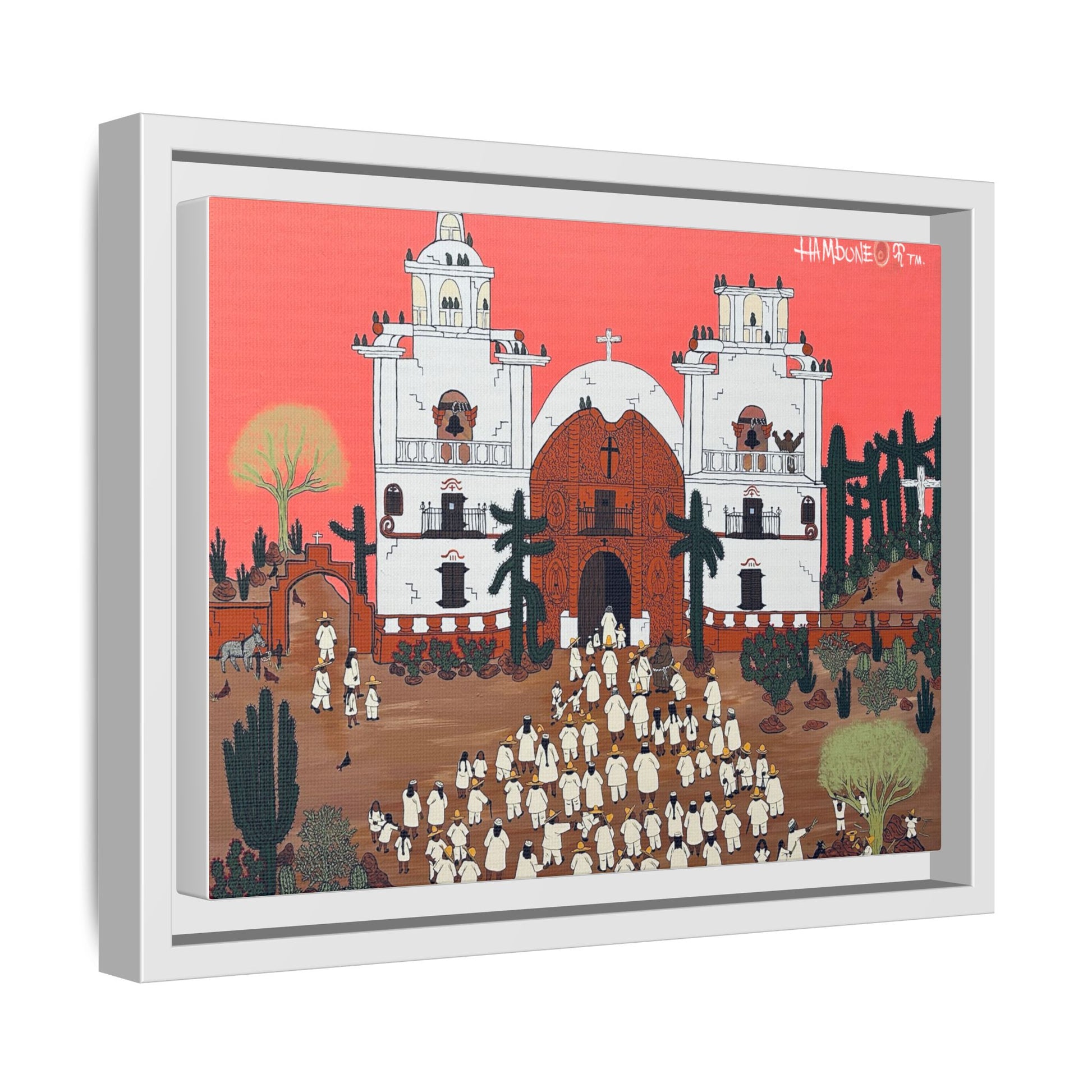 Vibrant Framed Canvas Art, Colorful Wall Decor, Unique Gift for Home, Artistic Print for Living Room, Contemporary Artwork