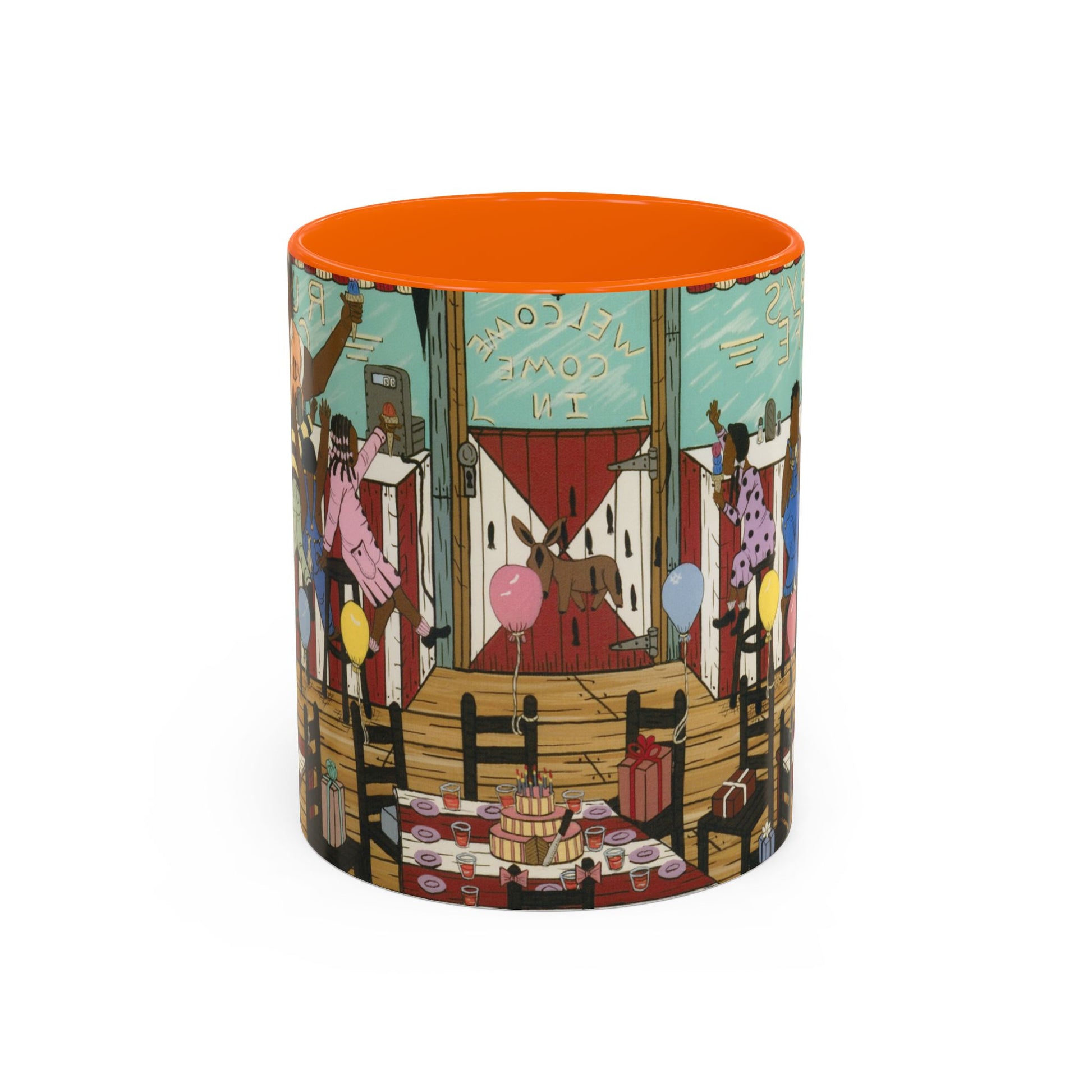 Vibrant Celebration Coffee Mug | Fun Party Decor | Unique Gift for Birthdays, Family Gatherings, Coffee Lovers, Home Office