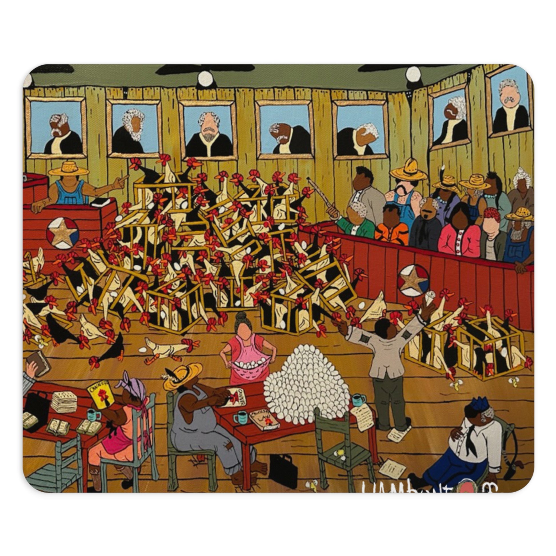 Whimsical Mouse Pad with Colorful Scene, Desk Accessory for Gamers, Office Gift, Fun Mousepad for Home & School