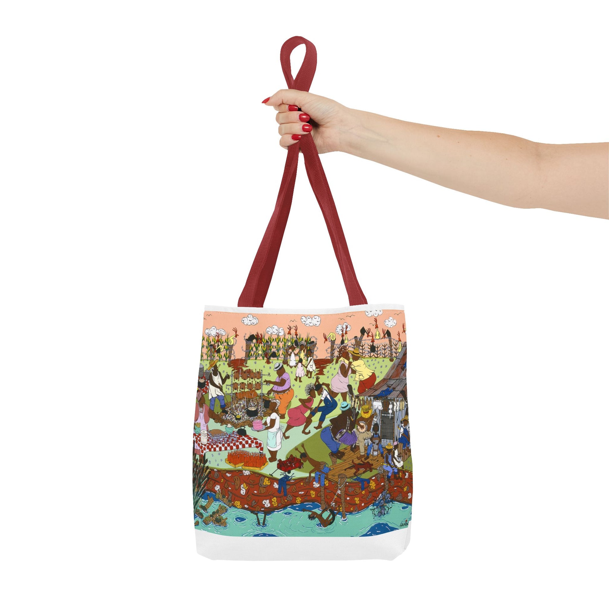 Vibrant Festival Tote Bag, Colorful Art Tote, Bohemian Tote for Shopping, Summer Beach Bag, Gift for Art Lovers