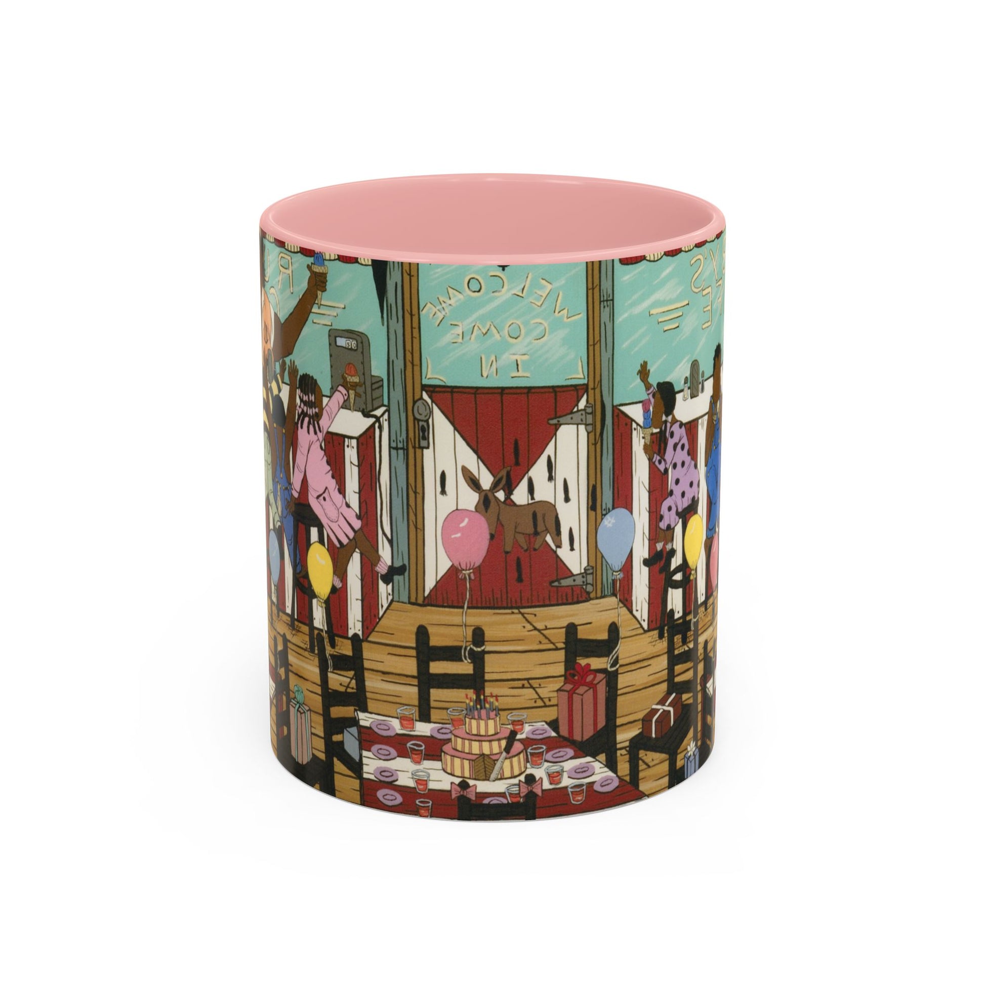 Vibrant Celebration Coffee Mug | Fun Party Decor | Unique Gift for Birthdays, Family Gatherings, Coffee Lovers, Home Office