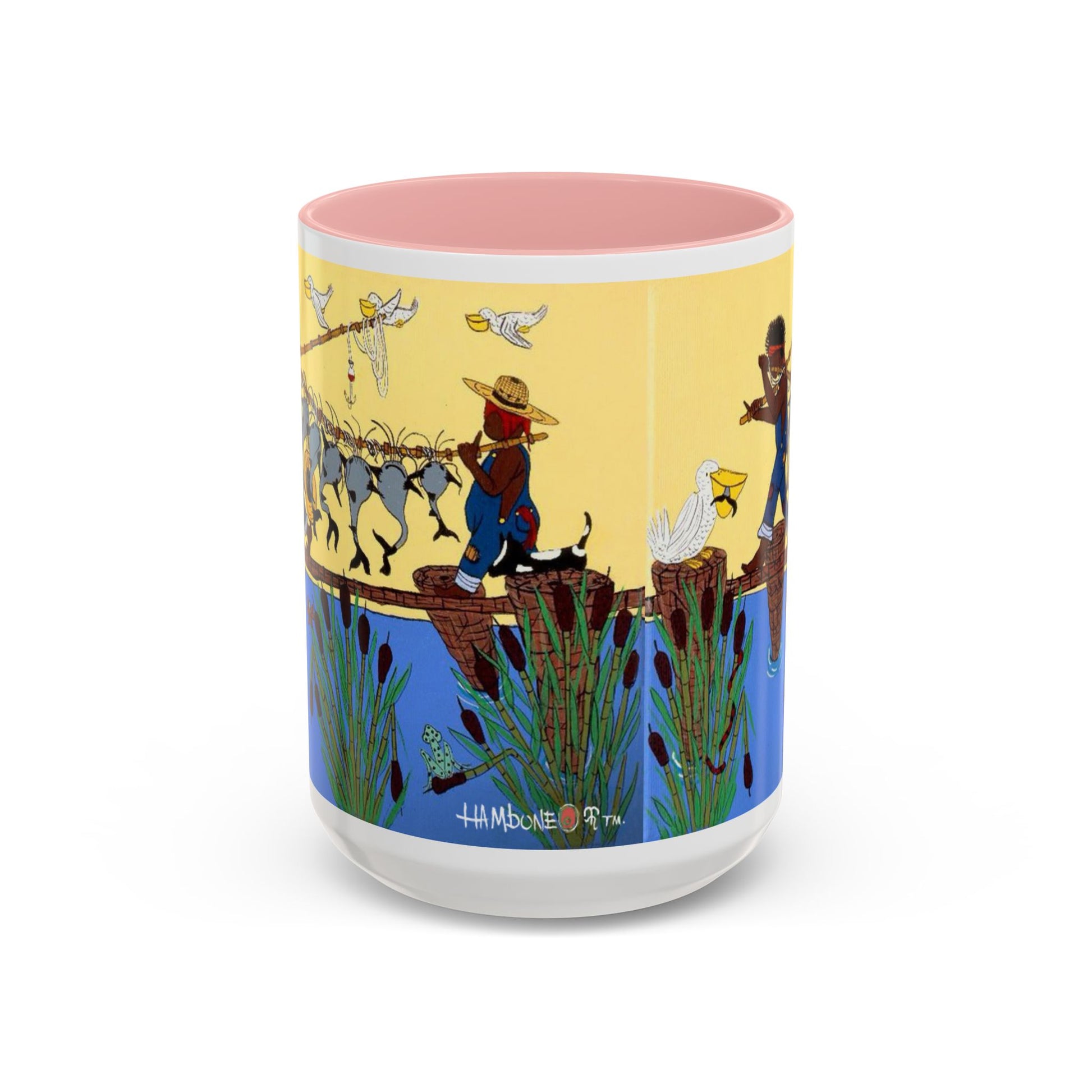 Vibrant Accent Coffee Mug with Artistic Farm Scene, Unique Gift for Farmers, Cozy Mornings, Home Decor, 11oz & 15oz