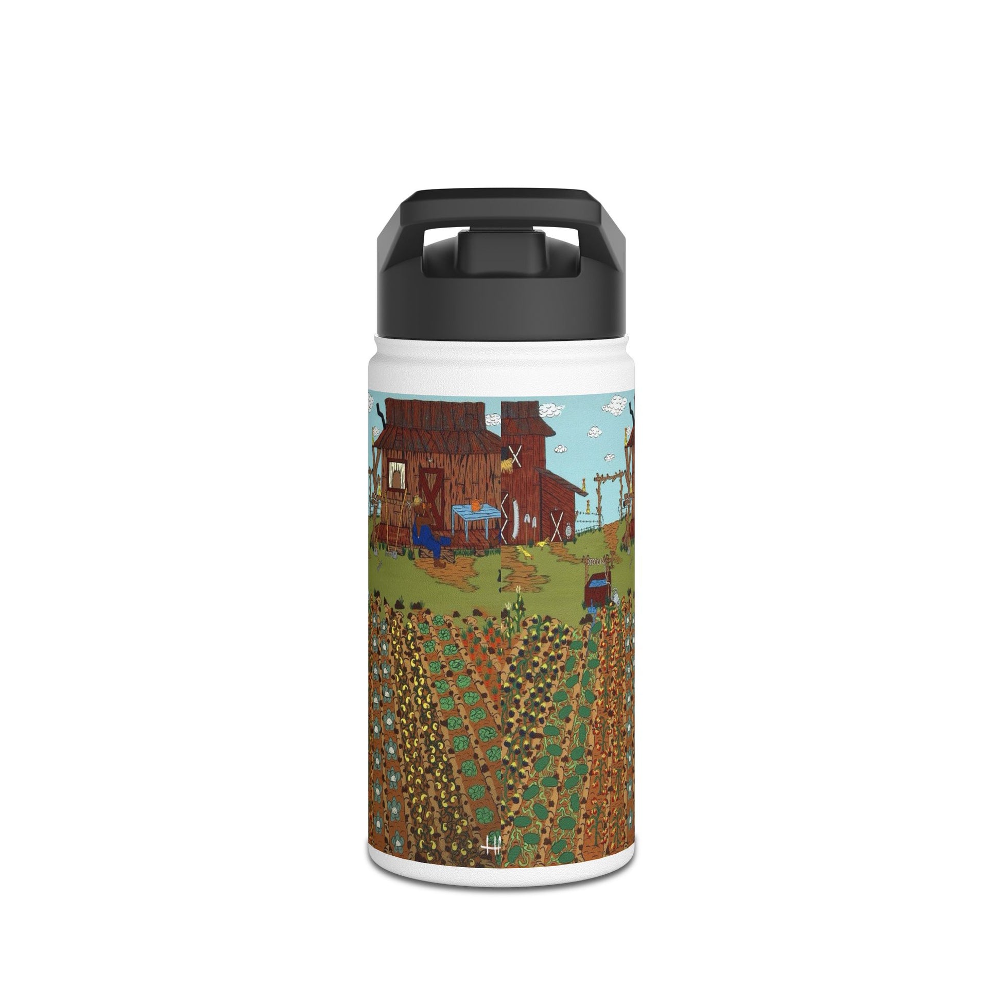 Farmhouse Scene Stainless Steel Water Bottle, Eco-Friendly Travel Flask, Outdoor Hydration, Great for Gifts, Gardening Lovers, Camping [...]