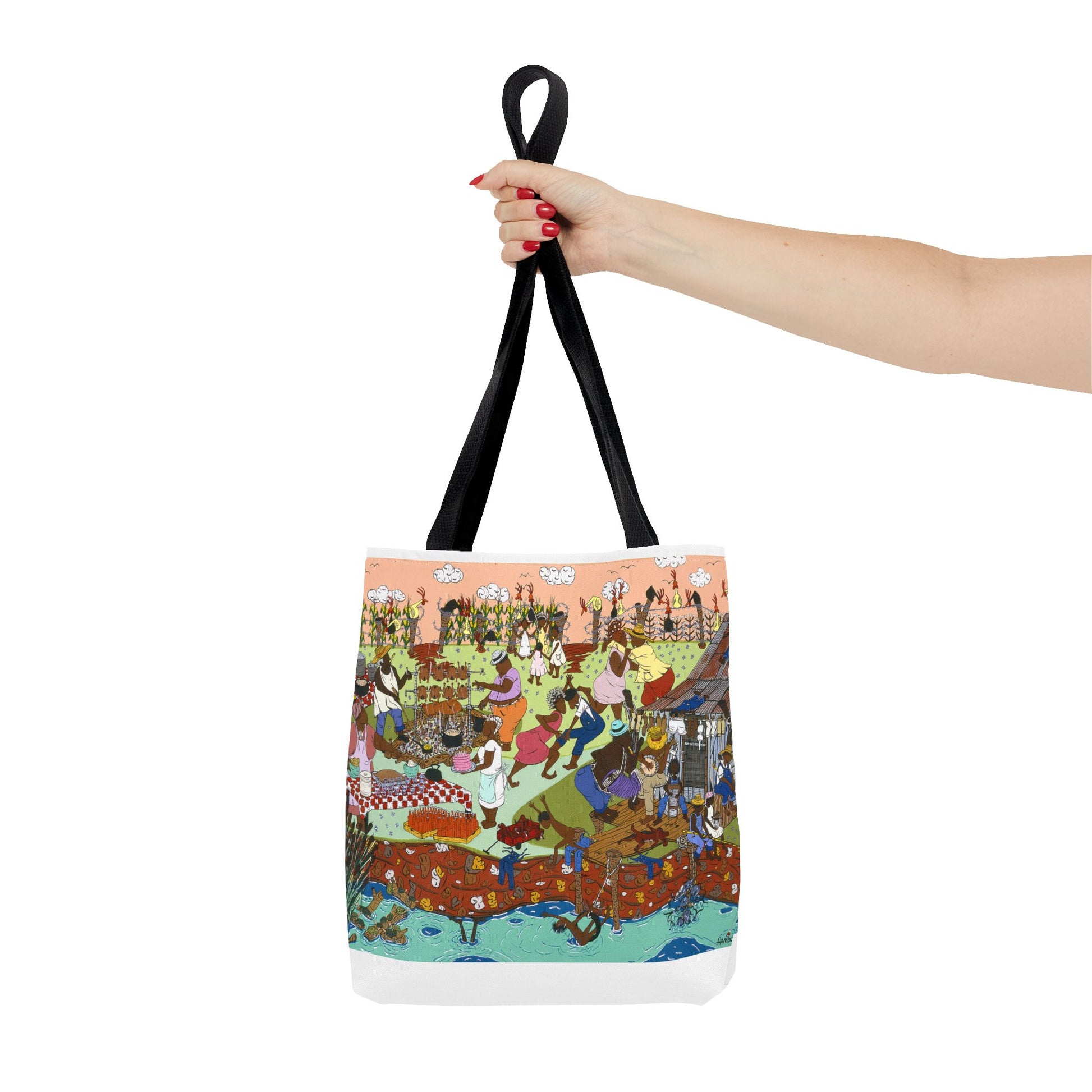 Vibrant Festival Tote Bag, Colorful Art Tote, Bohemian Tote for Shopping, Summer Beach Bag, Gift for Art Lovers