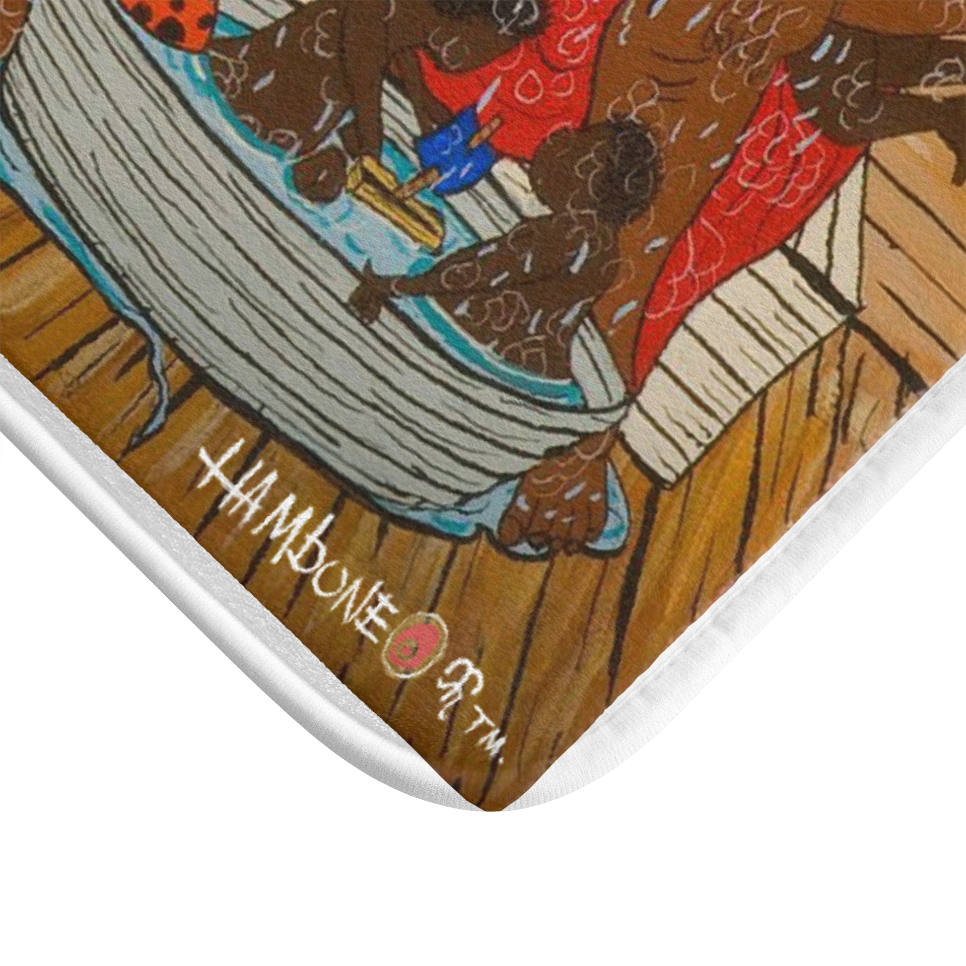 Vibrant Family Bath Mat - Colorful Bathroom Decor, Kids Bathing Elegance, Unique Gift for Mother's Day, Home Spa Essentials, Bathroom Rug