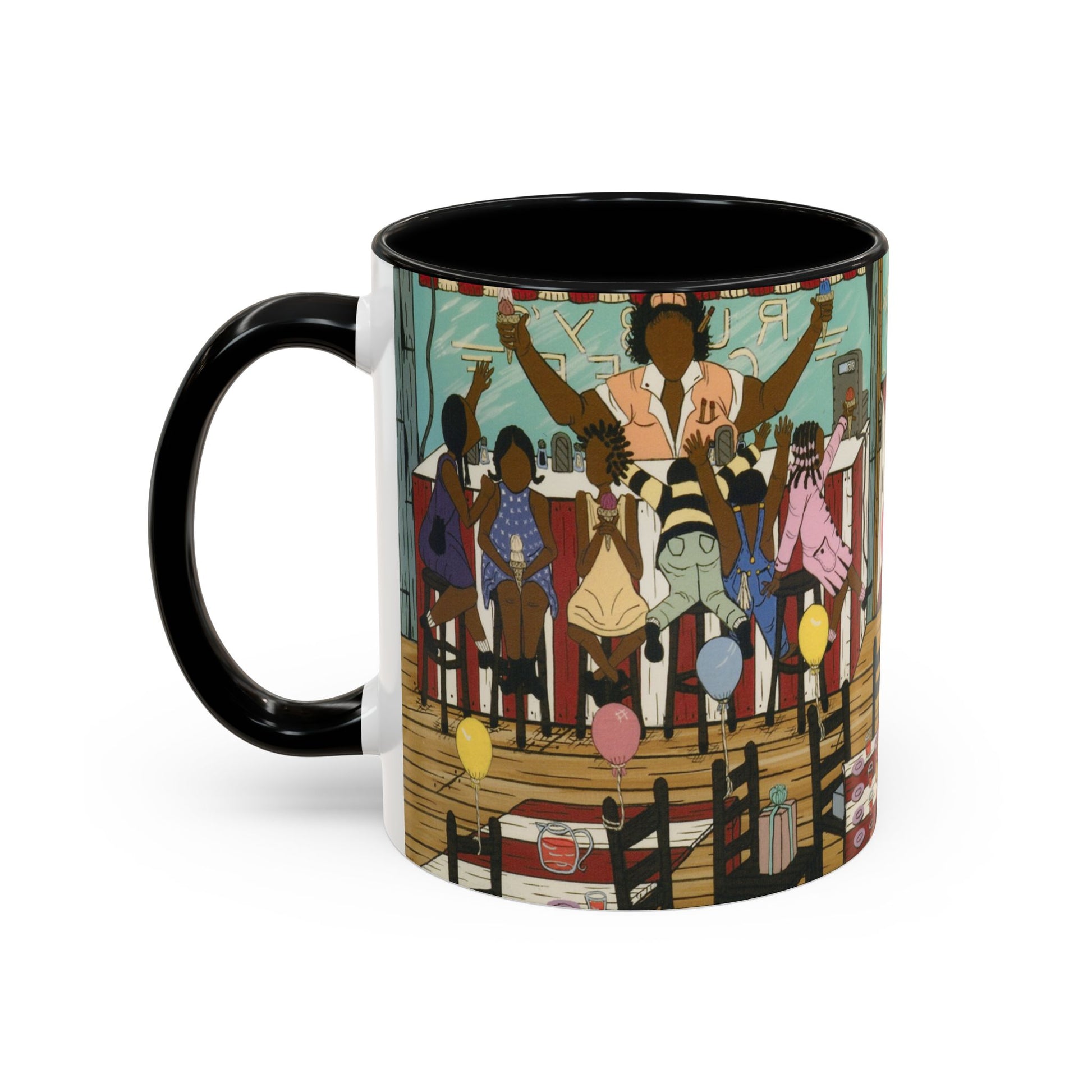 Vibrant Celebration Coffee Mug | Fun Party Decor | Unique Gift for Birthdays, Family Gatherings, Coffee Lovers, Home Office