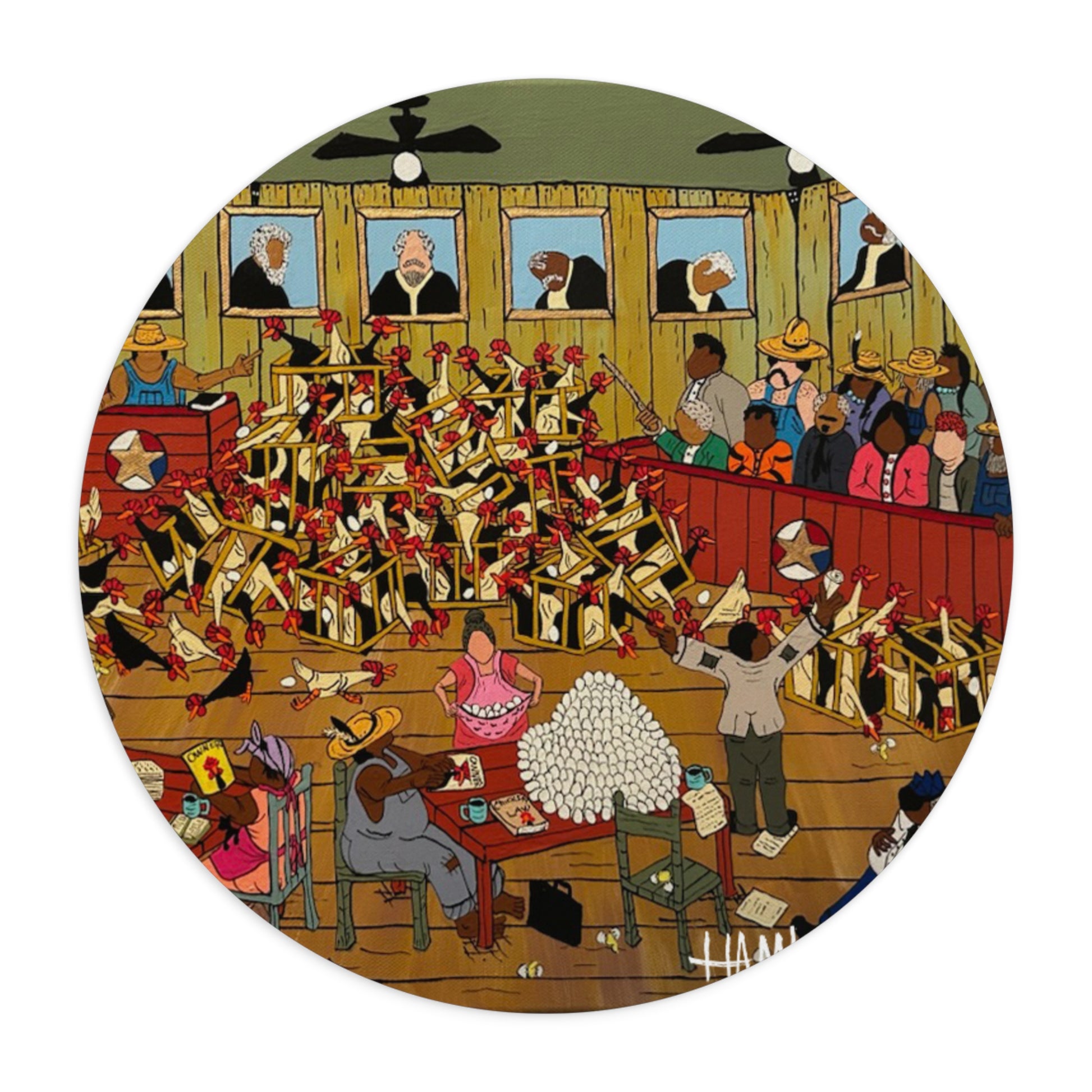 Whimsical Mouse Pad with Colorful Scene, Desk Accessory for Gamers, Office Gift, Fun Mousepad for Home & School