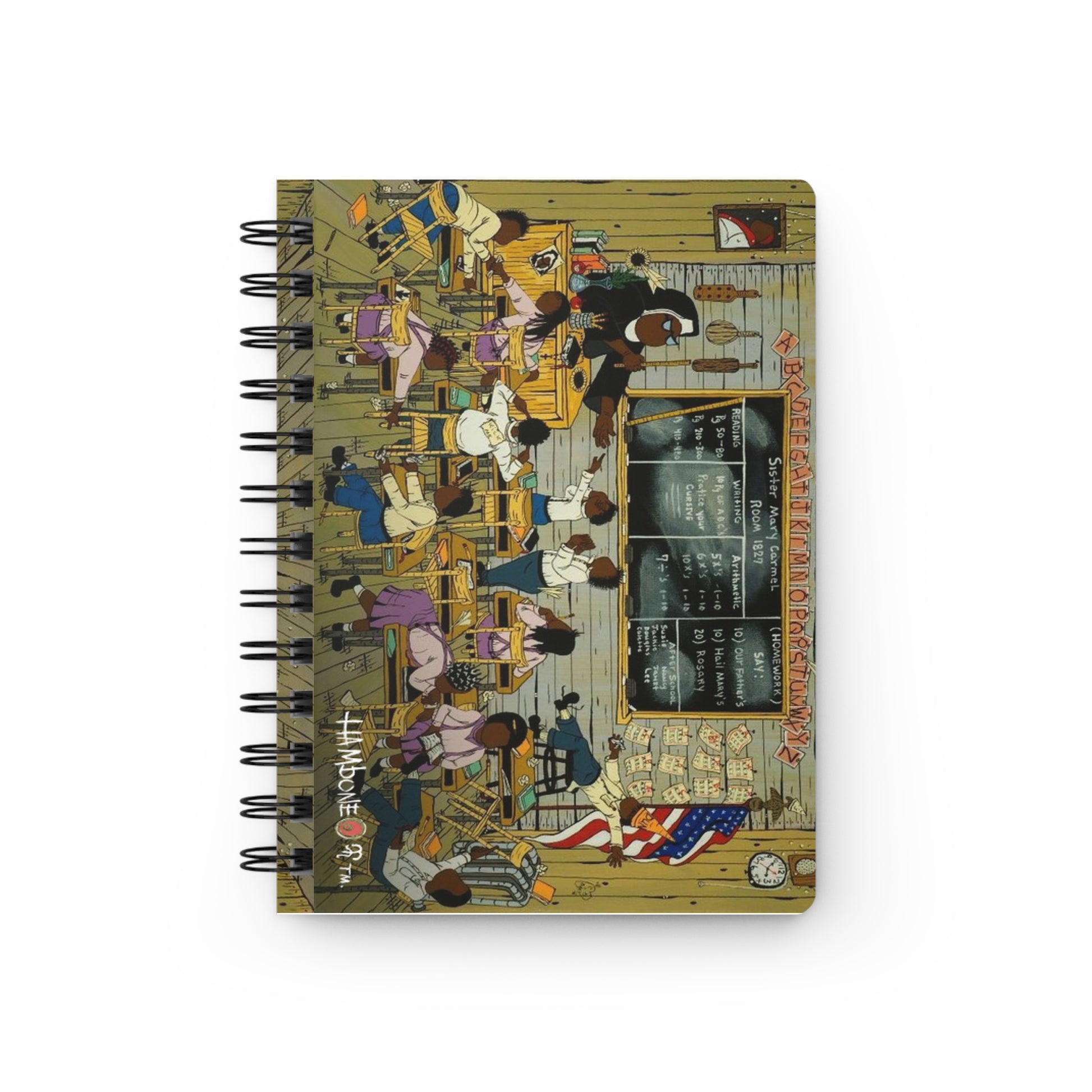 Spiral Bound Journal: Vintage Classroom Vibes, Perfect for Students, Educators, Gift for Graduations, Journaling, DIY Projects, Memoirs