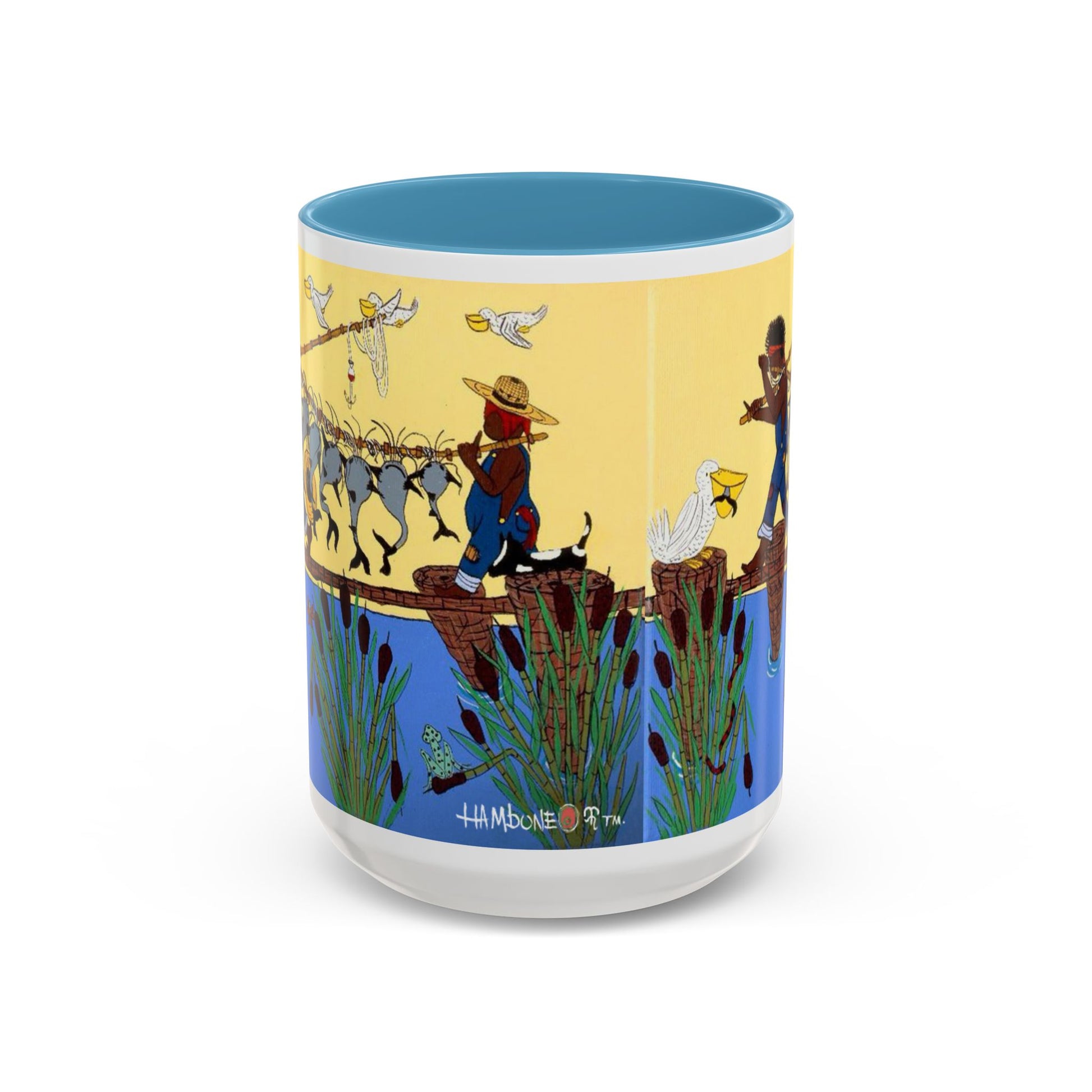 Vibrant Accent Coffee Mug with Artistic Farm Scene, Unique Gift for Farmers, Cozy Mornings, Home Decor, 11oz & 15oz
