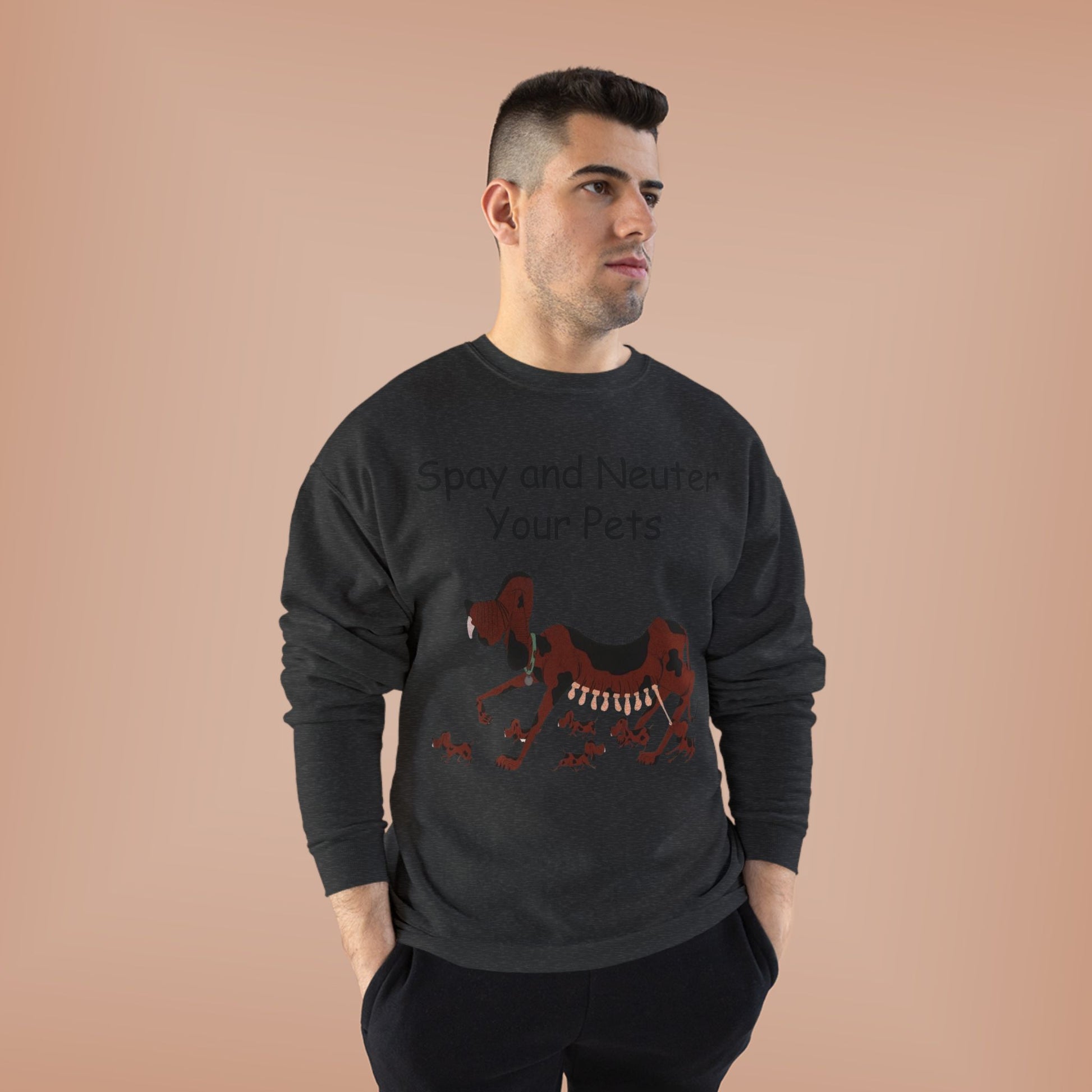 Pet Care Awareness Sweatshirt - Spay and Neuter Your Pets, Animal Lover Gift, Eco-Friendly Fashion, Dog Owner Apparel, Pet Advocacy Clothing