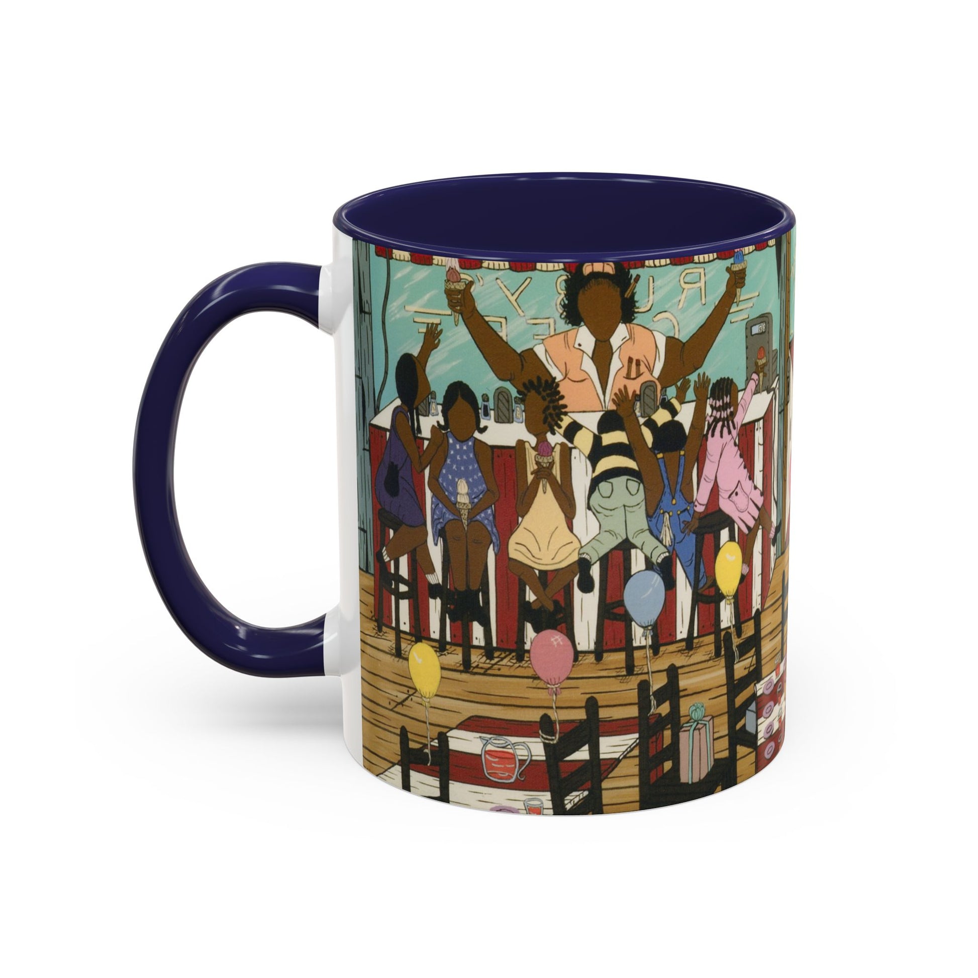 Vibrant Celebration Coffee Mug | Fun Party Decor | Unique Gift for Birthdays, Family Gatherings, Coffee Lovers, Home Office