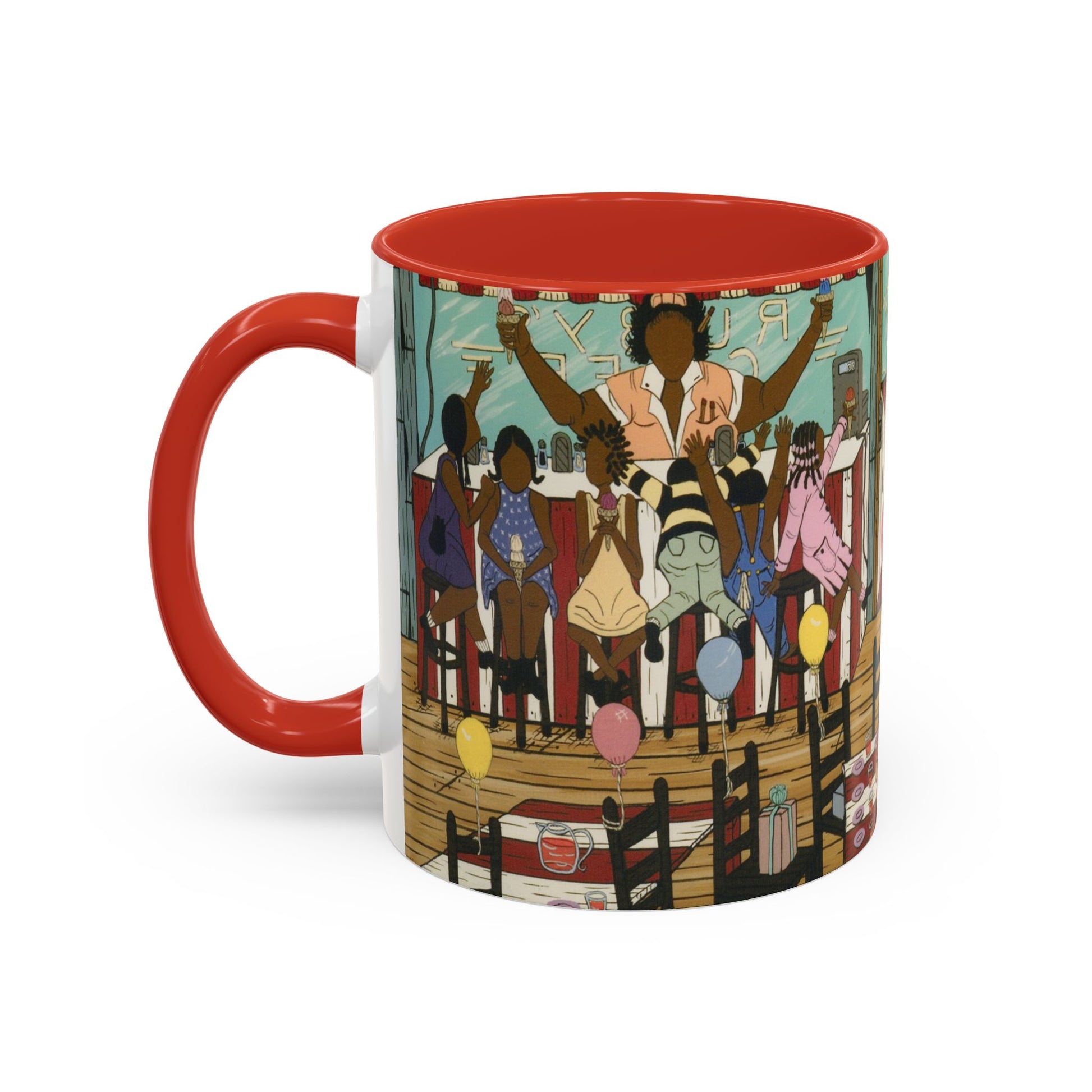 Vibrant Celebration Coffee Mug | Fun Party Decor | Unique Gift for Birthdays, Family Gatherings, Coffee Lovers, Home Office