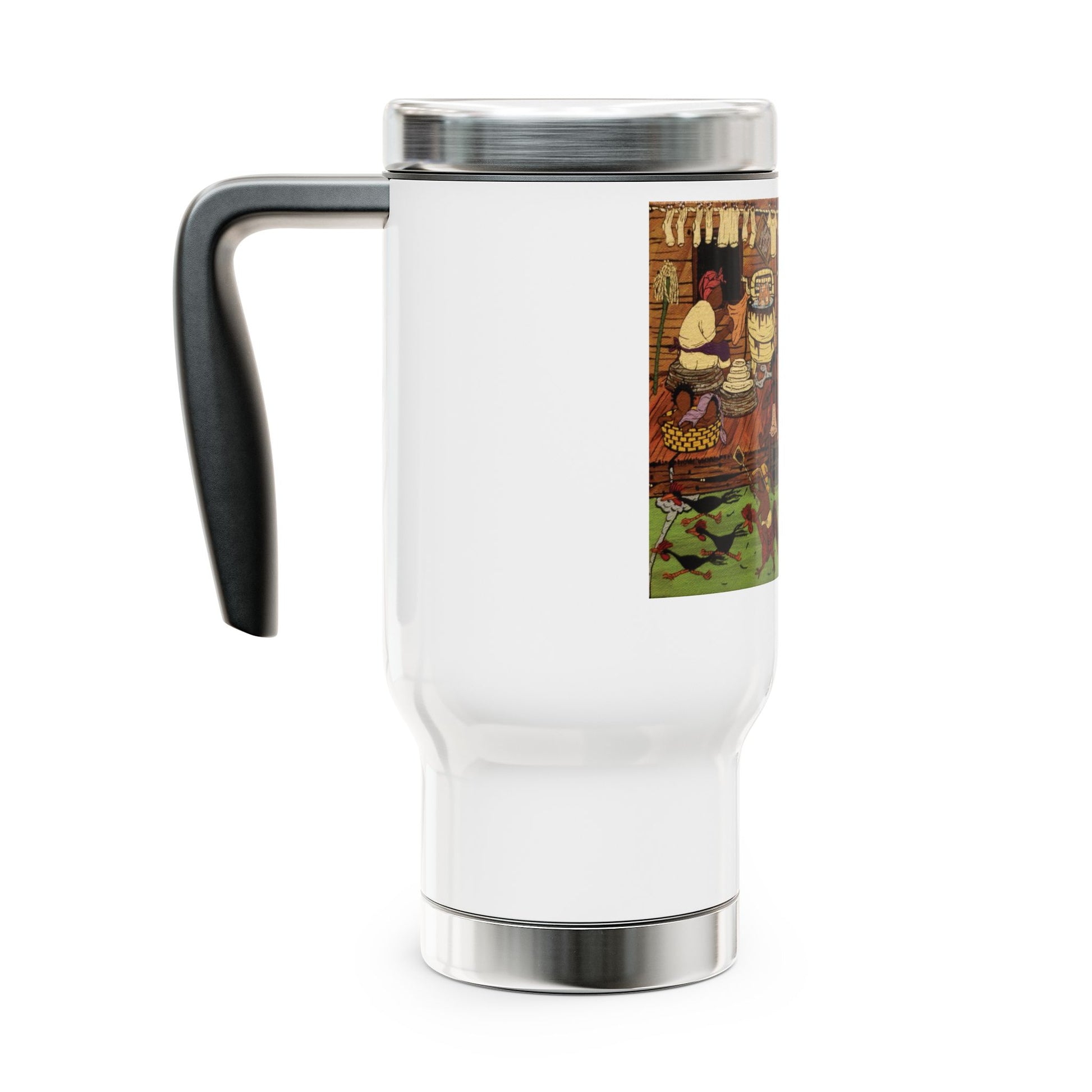 Stainless Steel Travel Mug with Scenic Farm Design, 14oz, Coffee Travel Mug, Hiking Travel Tumbler, Stylish Farmer's Gift, [...]