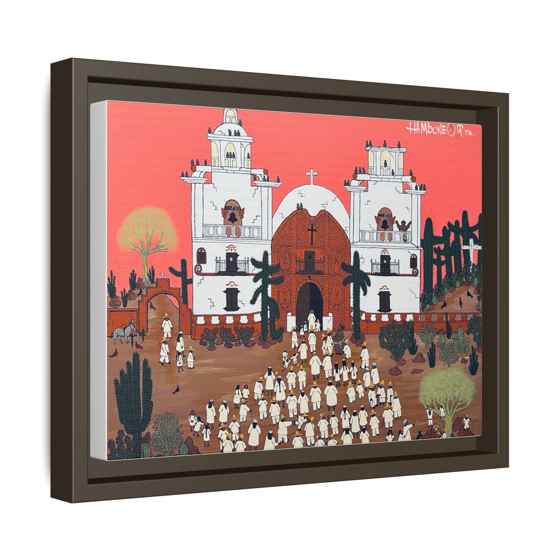 Vibrant Framed Canvas Art, Colorful Wall Decor, Unique Gift for Home, Artistic Print for Living Room, Contemporary Artwork