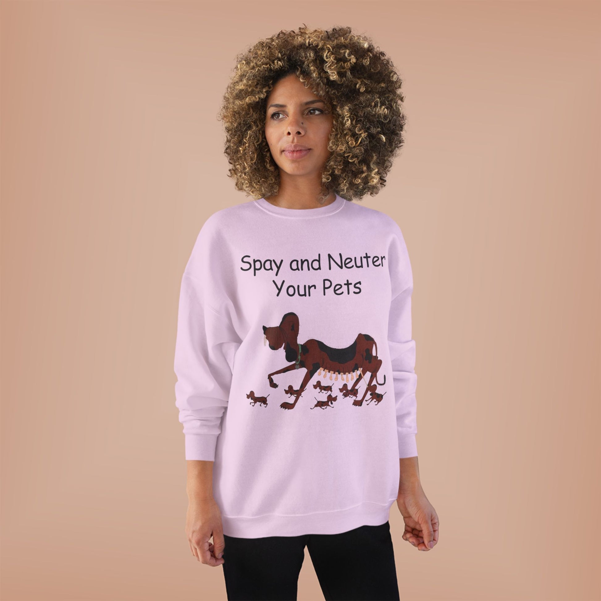 Pet Care Awareness Sweatshirt - Spay and Neuter Your Pets, Animal Lover Gift, Eco-Friendly Fashion, Dog Owner Apparel, Pet Advocacy Clothing