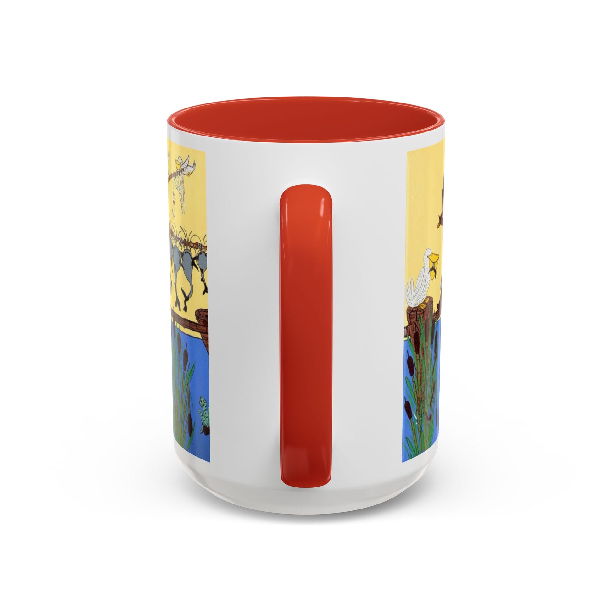Vibrant Accent Coffee Mug with Artistic Farm Scene, Unique Gift for Farmers, Cozy Mornings, Home Decor, 11oz & 15oz