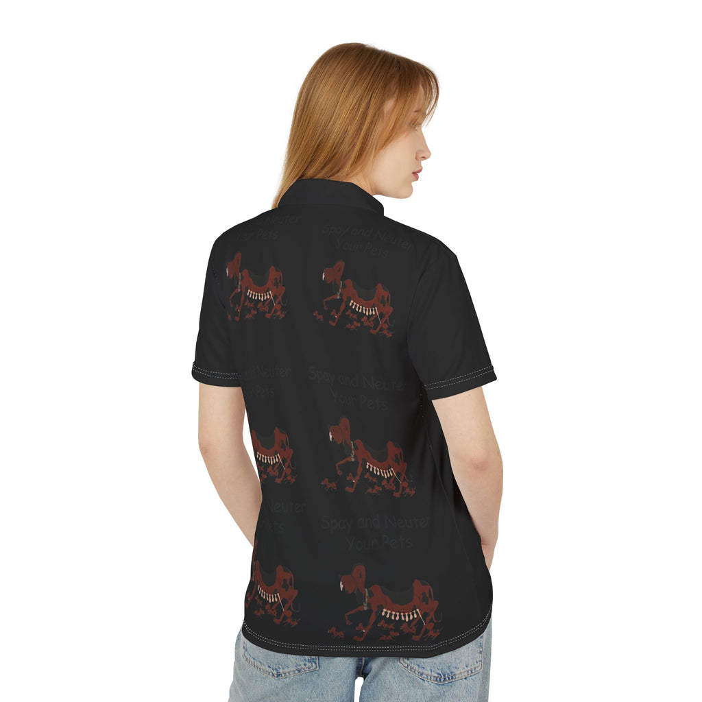 Spay and Neuter Your Pets Unisex Polo Shirt, Pet Awareness Apparel, Animal Lover Gift, Casual Wear, Fundraiser Shirt