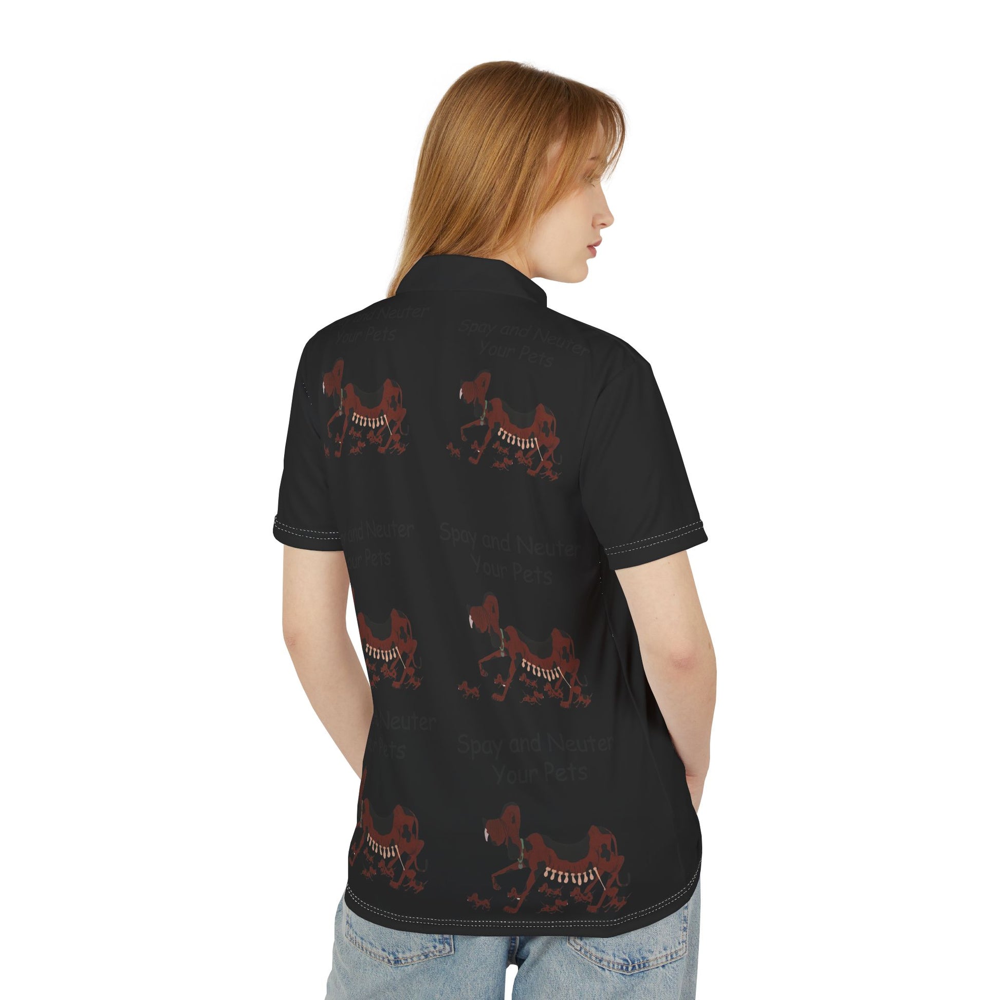 Spay and Neuter Your Pets Unisex Polo Shirt, Pet Awareness Apparel, Animal Lover Gift, Casual Wear, Fundraiser Shirt