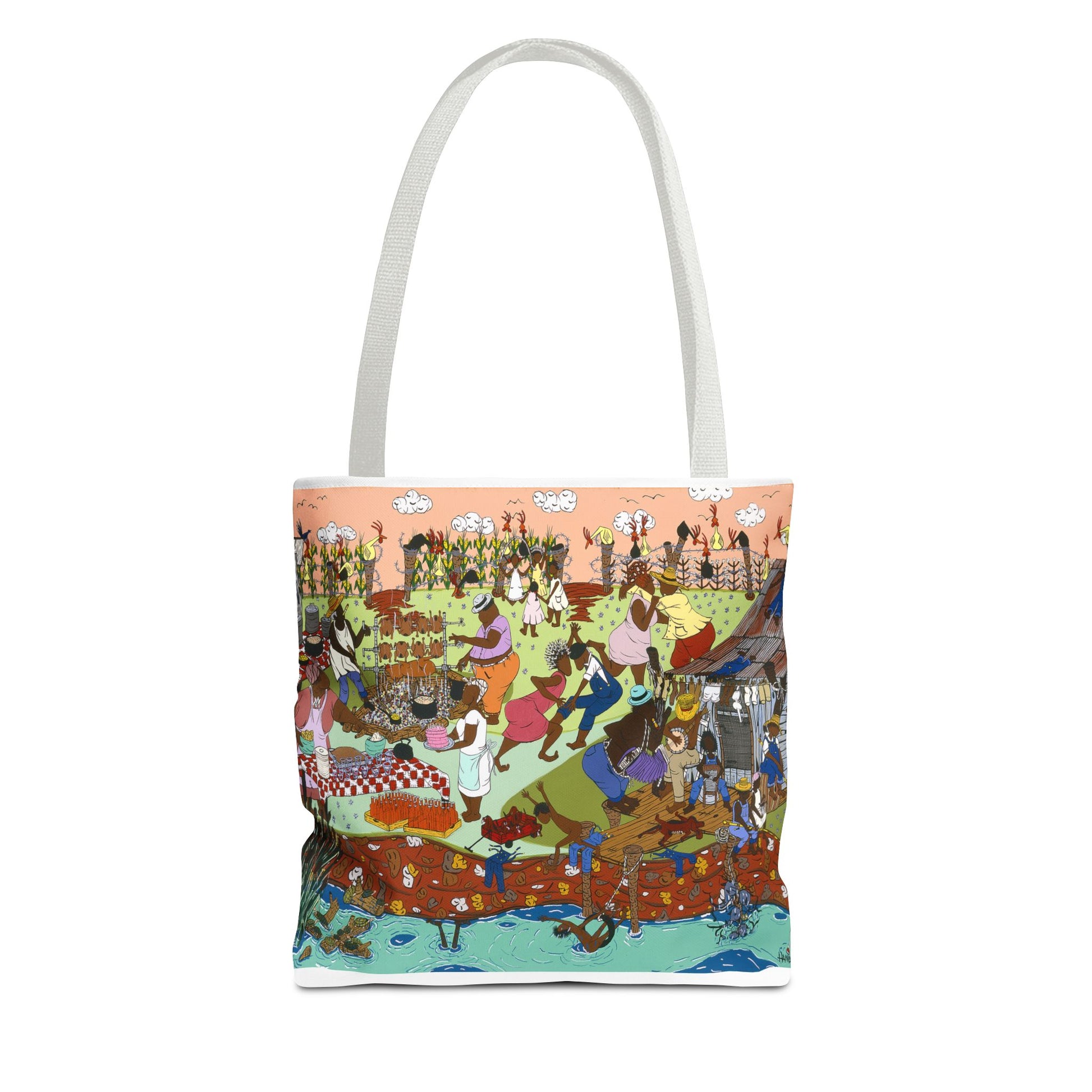 Vibrant Festival Tote Bag, Colorful Art Tote, Bohemian Tote for Shopping, Summer Beach Bag, Gift for Art Lovers