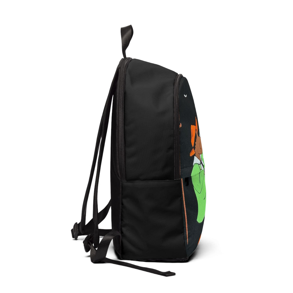 Jazz-Inspired Unisex Fabric Backpack, Trendy School Bag, Funky Music Lover Gift, Stylish Everyday Backpack, Unique Travel Bag