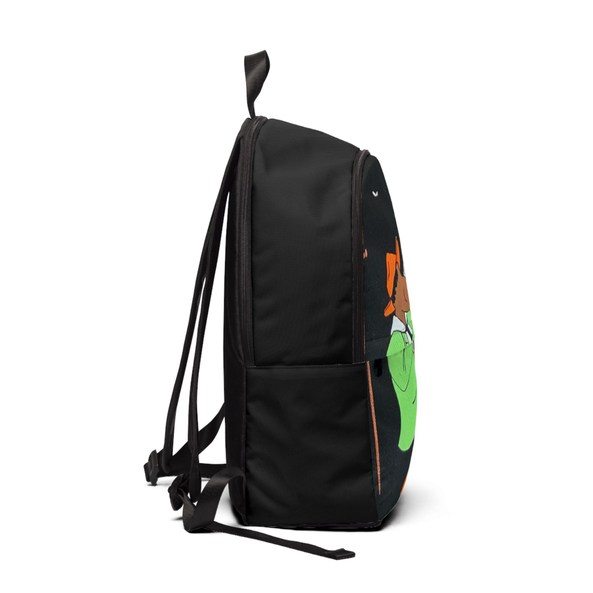 Jazz-Inspired Unisex Fabric Backpack, Trendy School Bag, Funky Music Lover Gift, Stylish Everyday Backpack, Unique Travel Bag