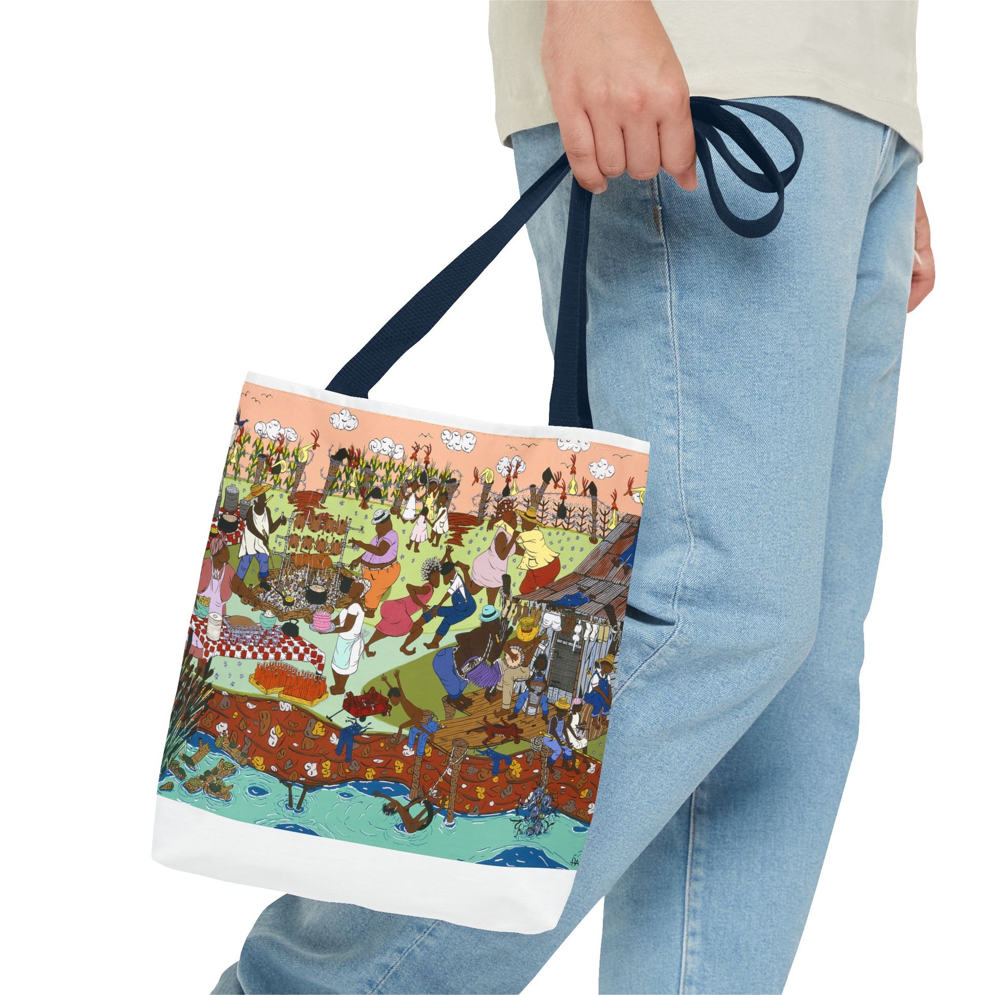 Vibrant Festival Tote Bag, Colorful Art Tote, Bohemian Tote for Shopping, Summer Beach Bag, Gift for Art Lovers