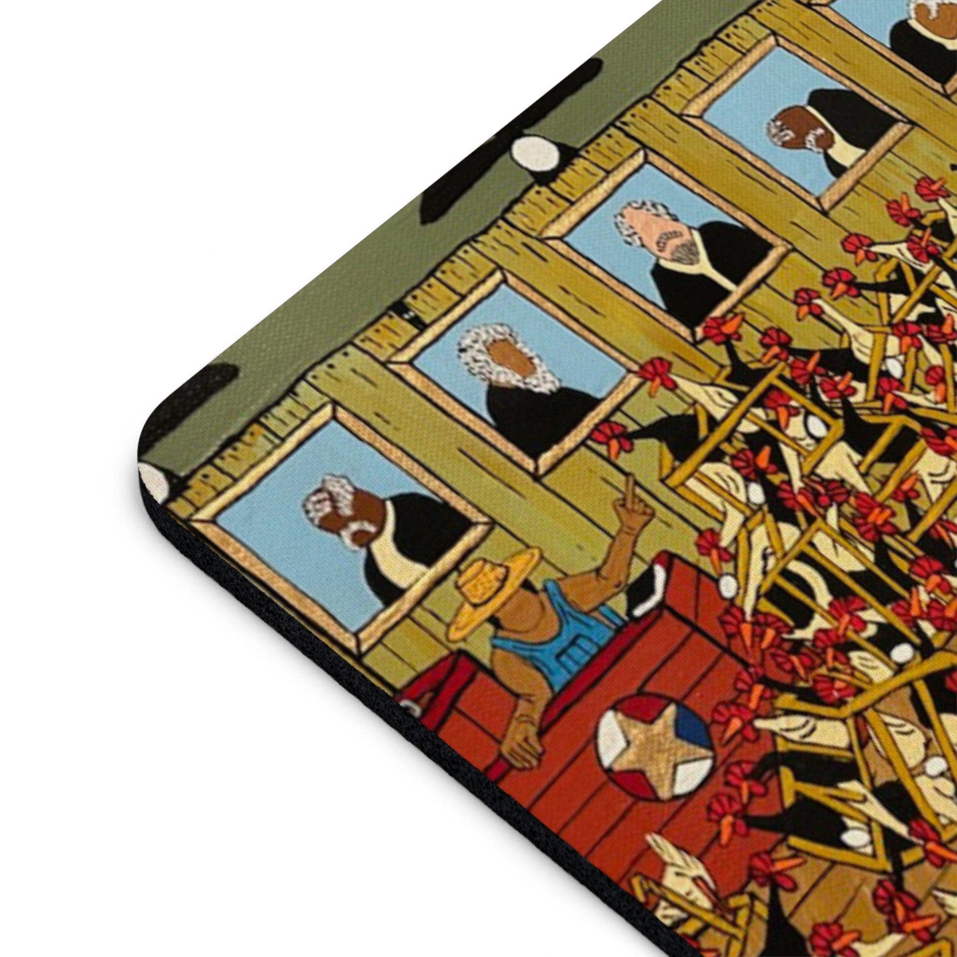 Whimsical Mouse Pad with Colorful Scene, Desk Accessory for Gamers, Office Gift, Fun Mousepad for Home & School