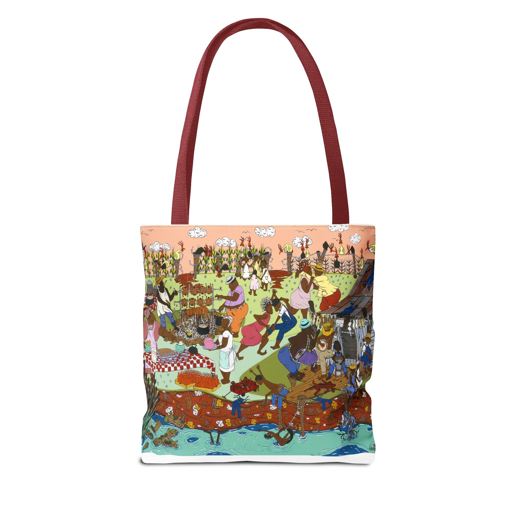 Vibrant Festival Tote Bag, Colorful Art Tote, Bohemian Tote for Shopping, Summer Beach Bag, Gift for Art Lovers