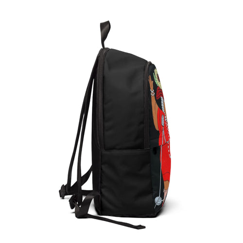 Bold Art Backpack, Vibrant Fabric Backpack for School, Travel, Back to School Gift, Eco-Friendly Backpack, Unique Artistic Design
