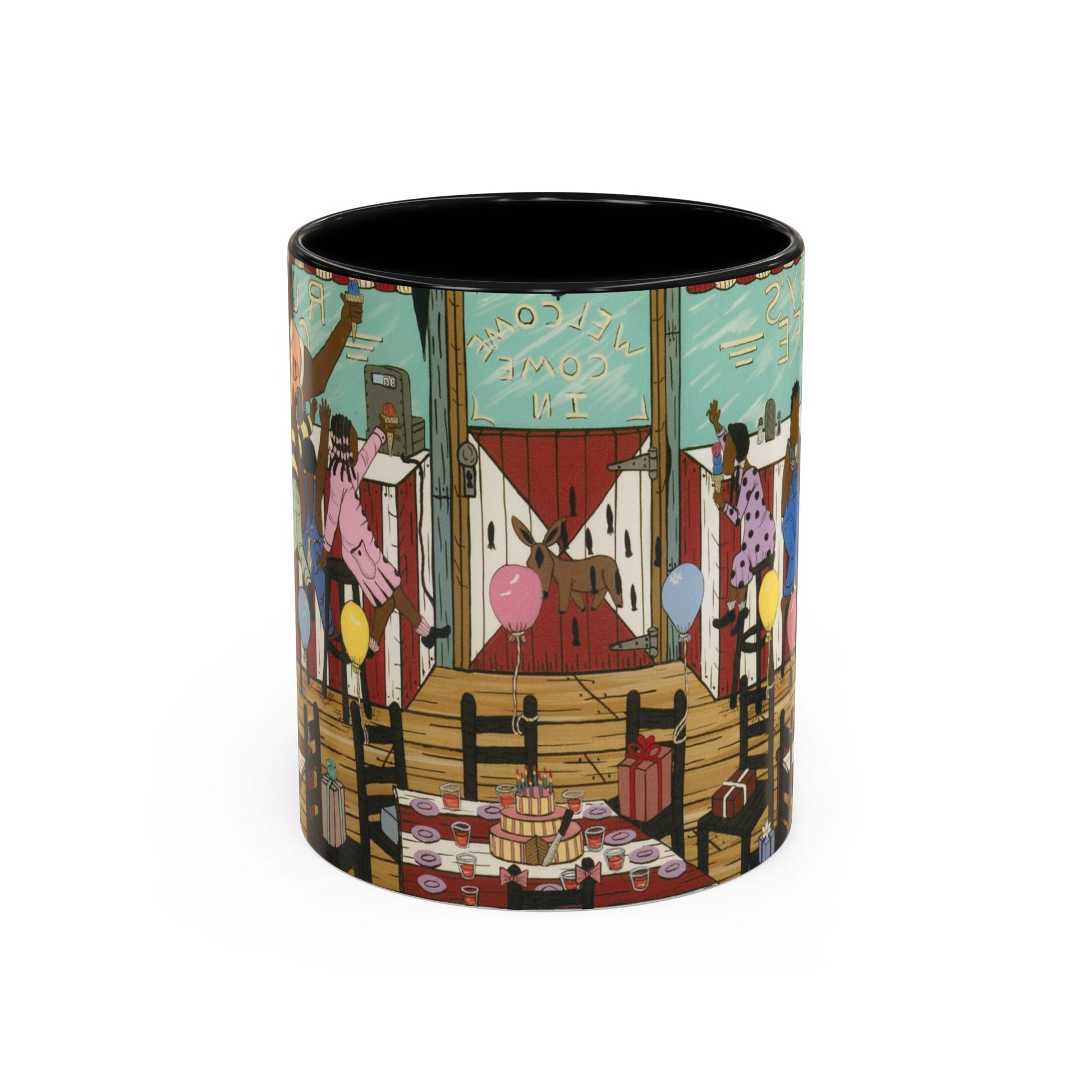 Vibrant Celebration Coffee Mug | Fun Party Decor | Unique Gift for Birthdays, Family Gatherings, Coffee Lovers, Home Office
