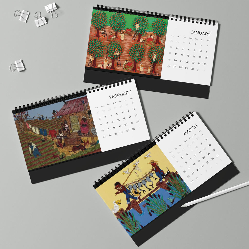 Desktop Calendar (2025 grid)