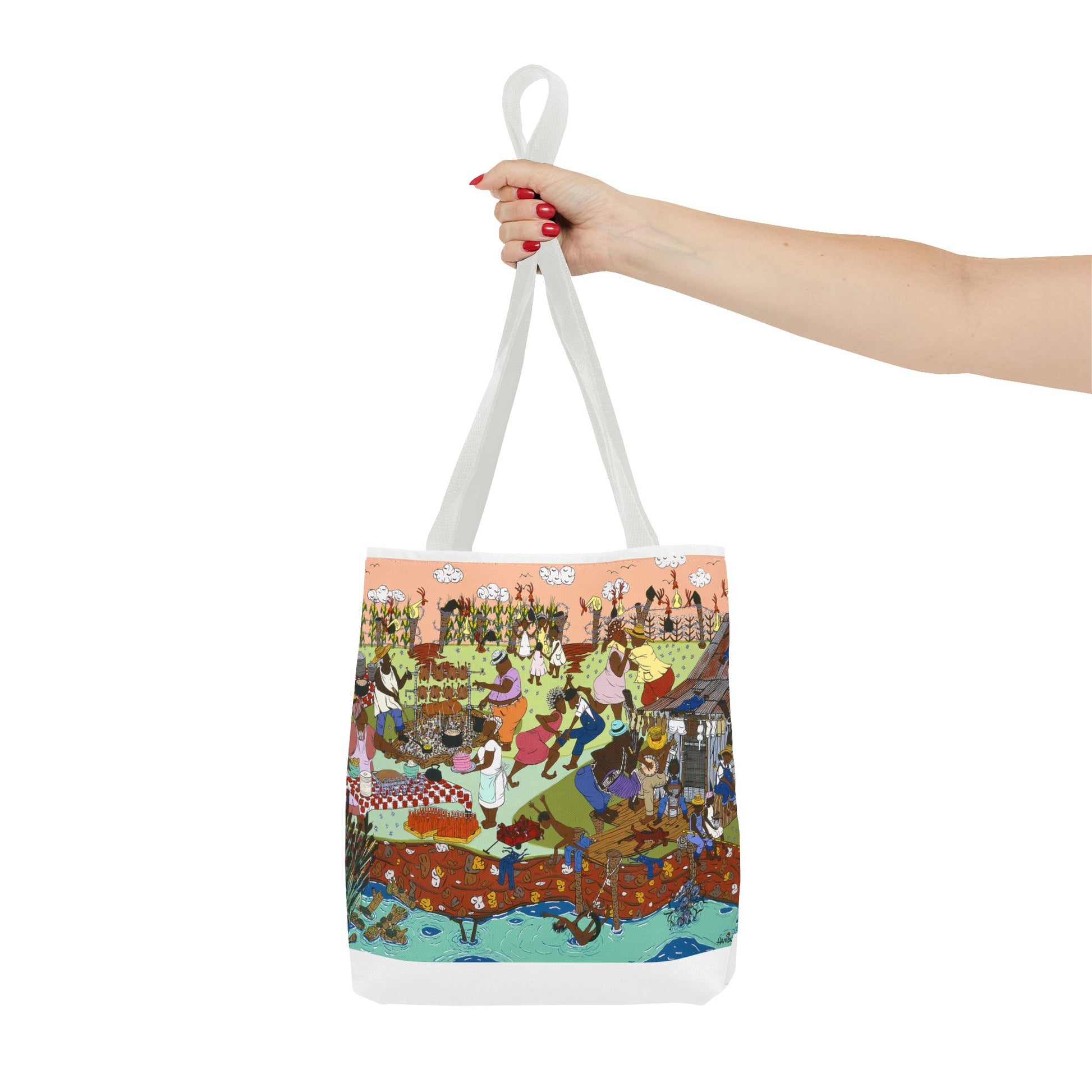Vibrant Festival Tote Bag, Colorful Art Tote, Bohemian Tote for Shopping, Summer Beach Bag, Gift for Art Lovers