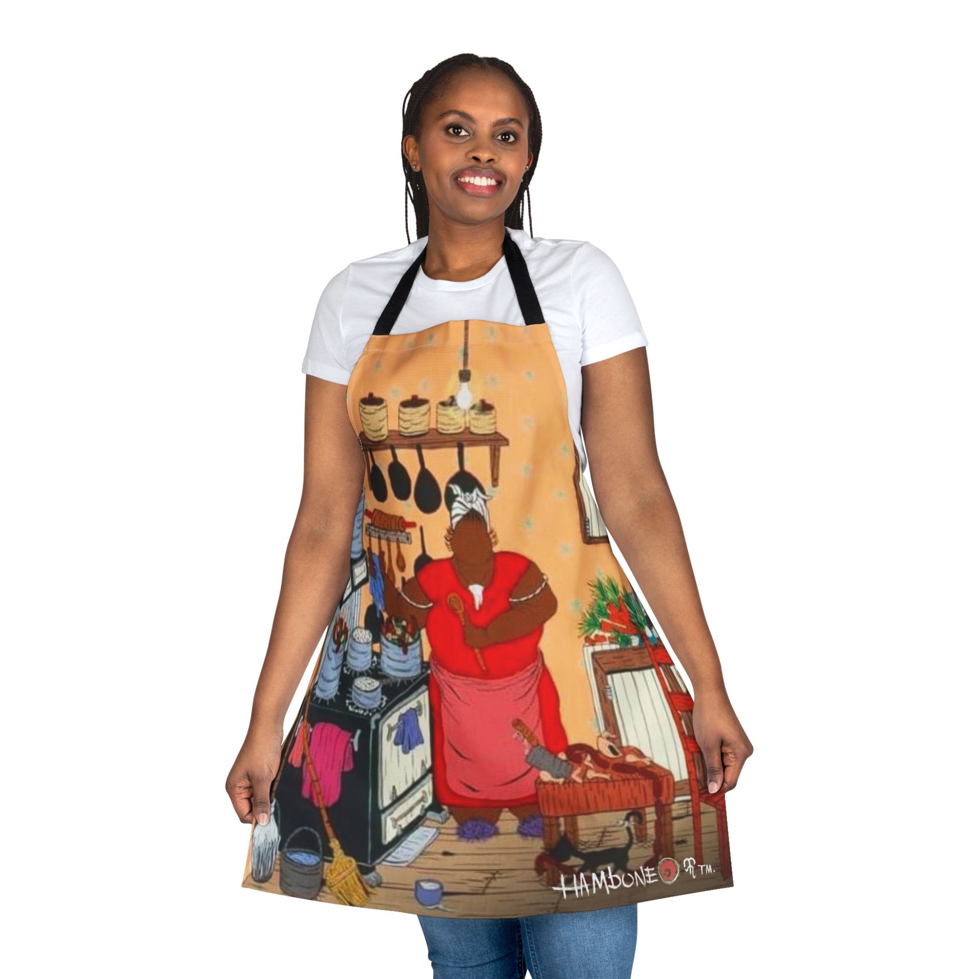 Colorful Chef Apron with Vintage Kitchen Design, Fun Cooking Gift, Kitchenware, Culinary Apron for Home Cooks, Unique Cooking [...]