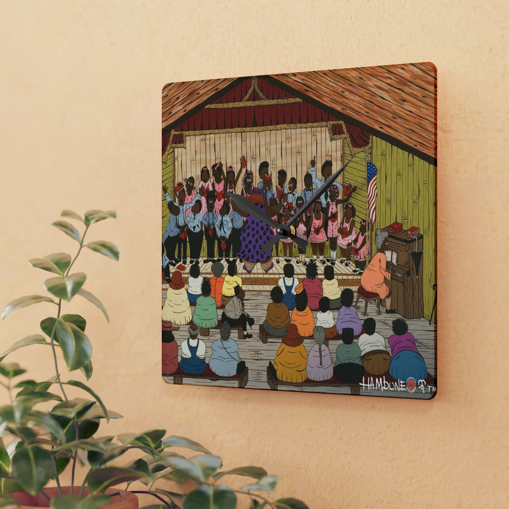 Artistic Acrylic Wall Clock with Vibrant Cultural Scene, Perfect for Home Decor, Gift for Art Lovers, Unique Wall Art, Living Room [...]