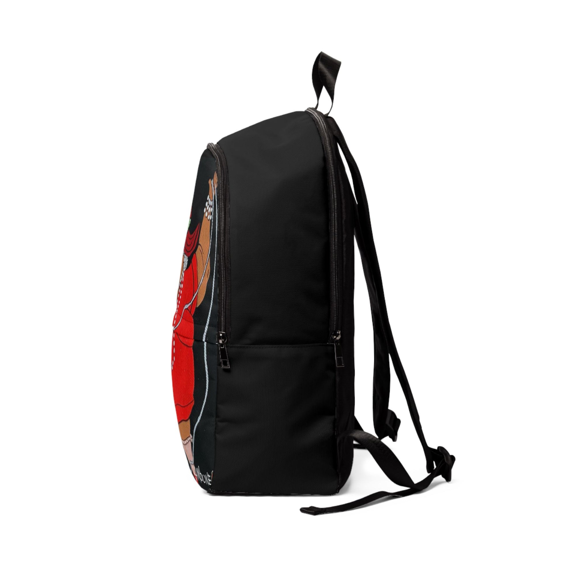Bold Art Backpack, Vibrant Fabric Backpack for School, Travel, Back to School Gift, Eco-Friendly Backpack, Unique Artistic Design