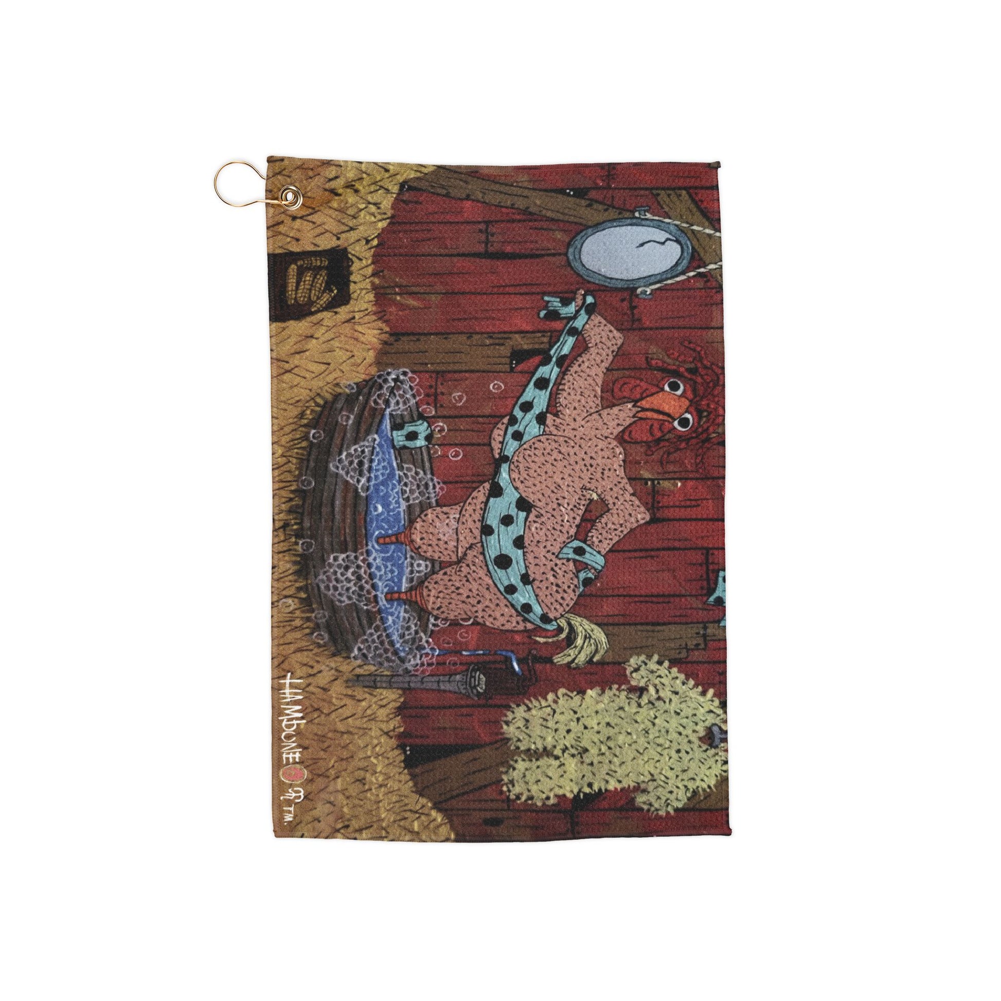 Fun Golf Towels, Comical Golf Accessory, Golf Gift, Party Favor, Sports Enthusiast Towels, Outdoor Decor