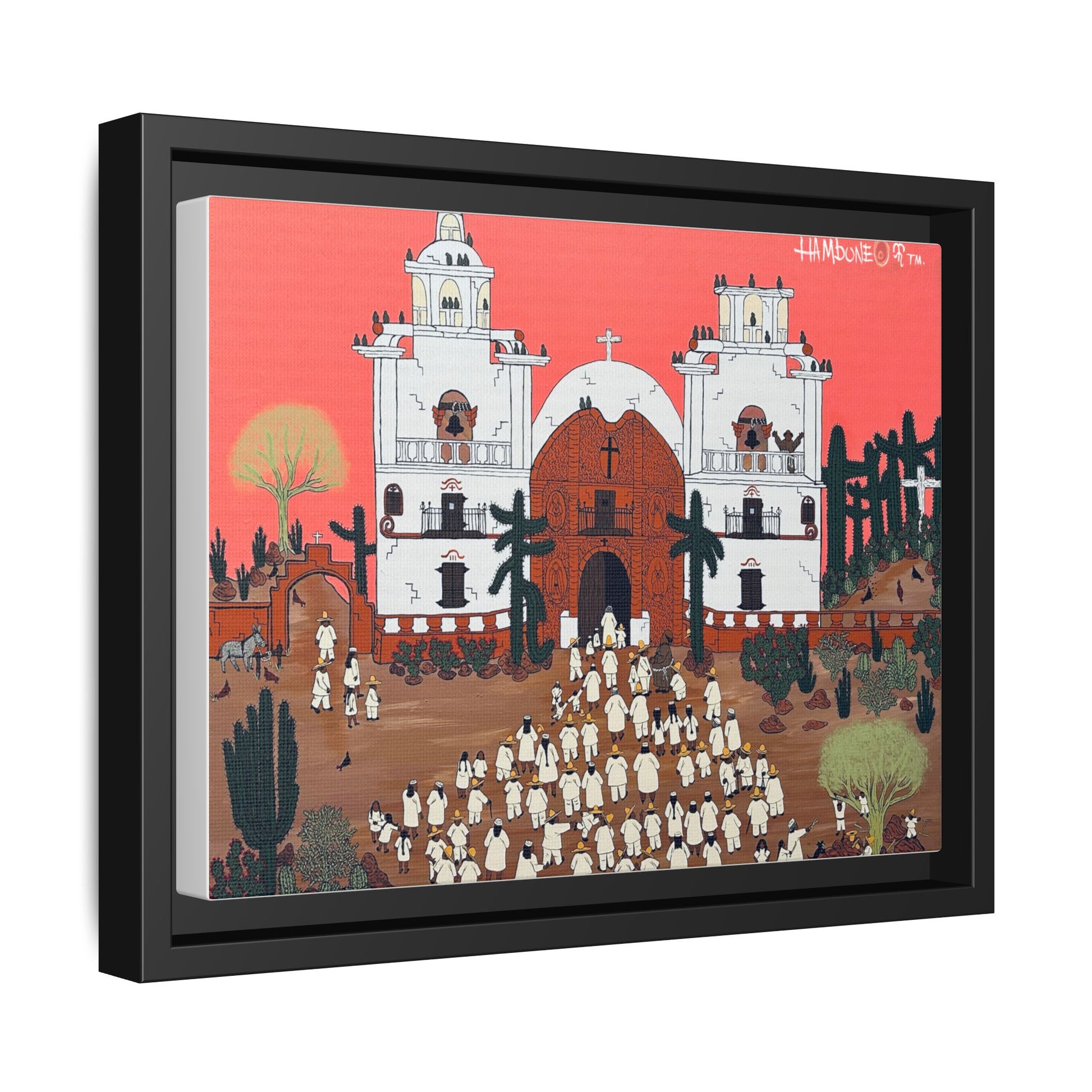 Vibrant Framed Canvas Art, Colorful Wall Decor, Unique Gift for Home, Artistic Print for Living Room, Contemporary Artwork