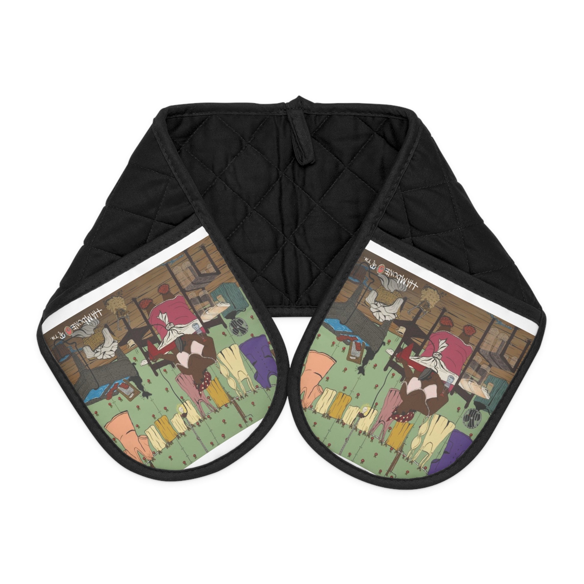 Colorful Cat-Themed Oven Mitts, Kitchen Gifts for Cat Lovers, Unique Baking Accessories, Fun Home Decor, Holiday Cooking Essentials