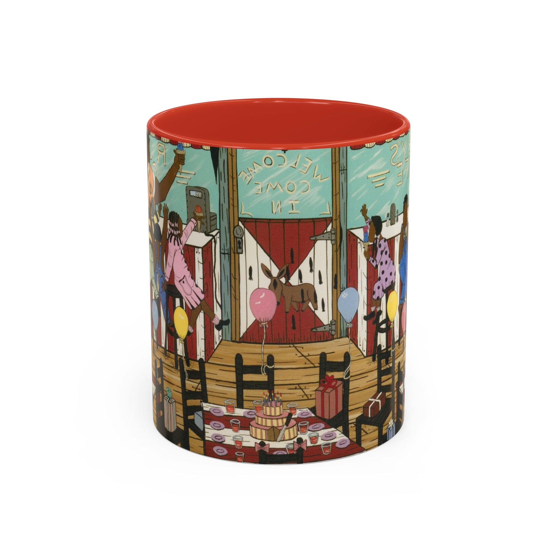 Vibrant Celebration Coffee Mug | Fun Party Decor | Unique Gift for Birthdays, Family Gatherings, Coffee Lovers, Home Office