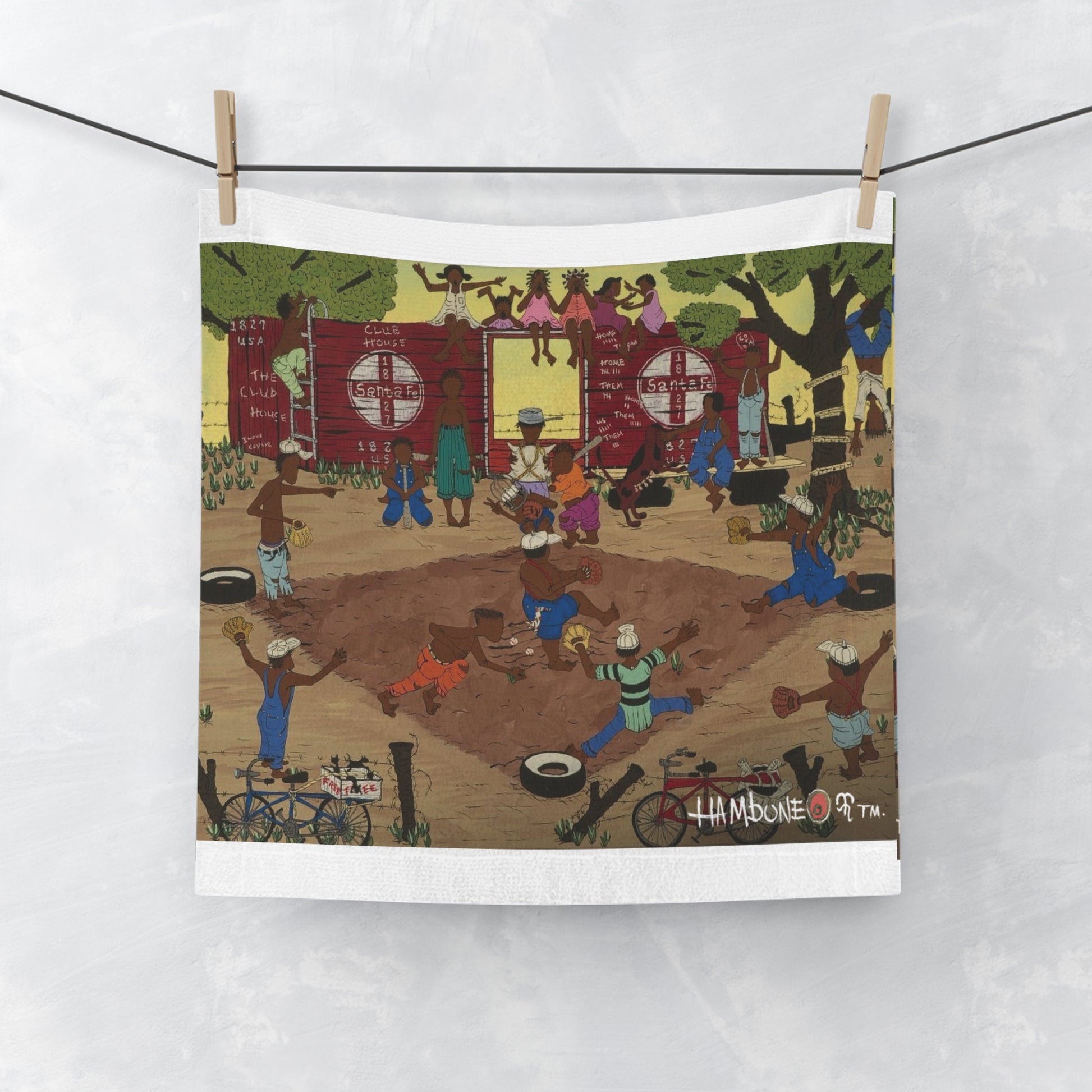 Colorful Cultural Face Towel, Decorative Bathroom Towel, Unique Gift, Home Decor, Art Towel, Festival Accessory, Eco-Friendly Towel