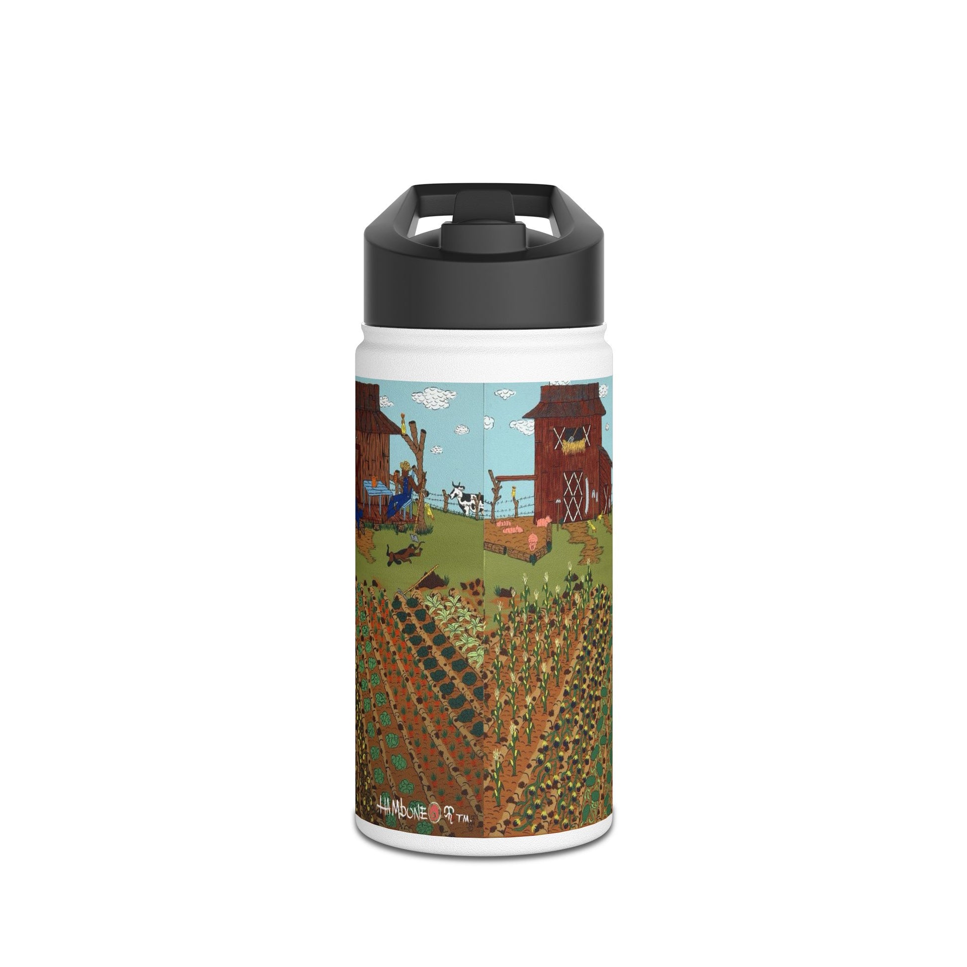 Farmhouse Scene Stainless Steel Water Bottle, Eco-Friendly Travel Flask, Outdoor Hydration, Great for Gifts, Gardening Lovers, Camping [...]