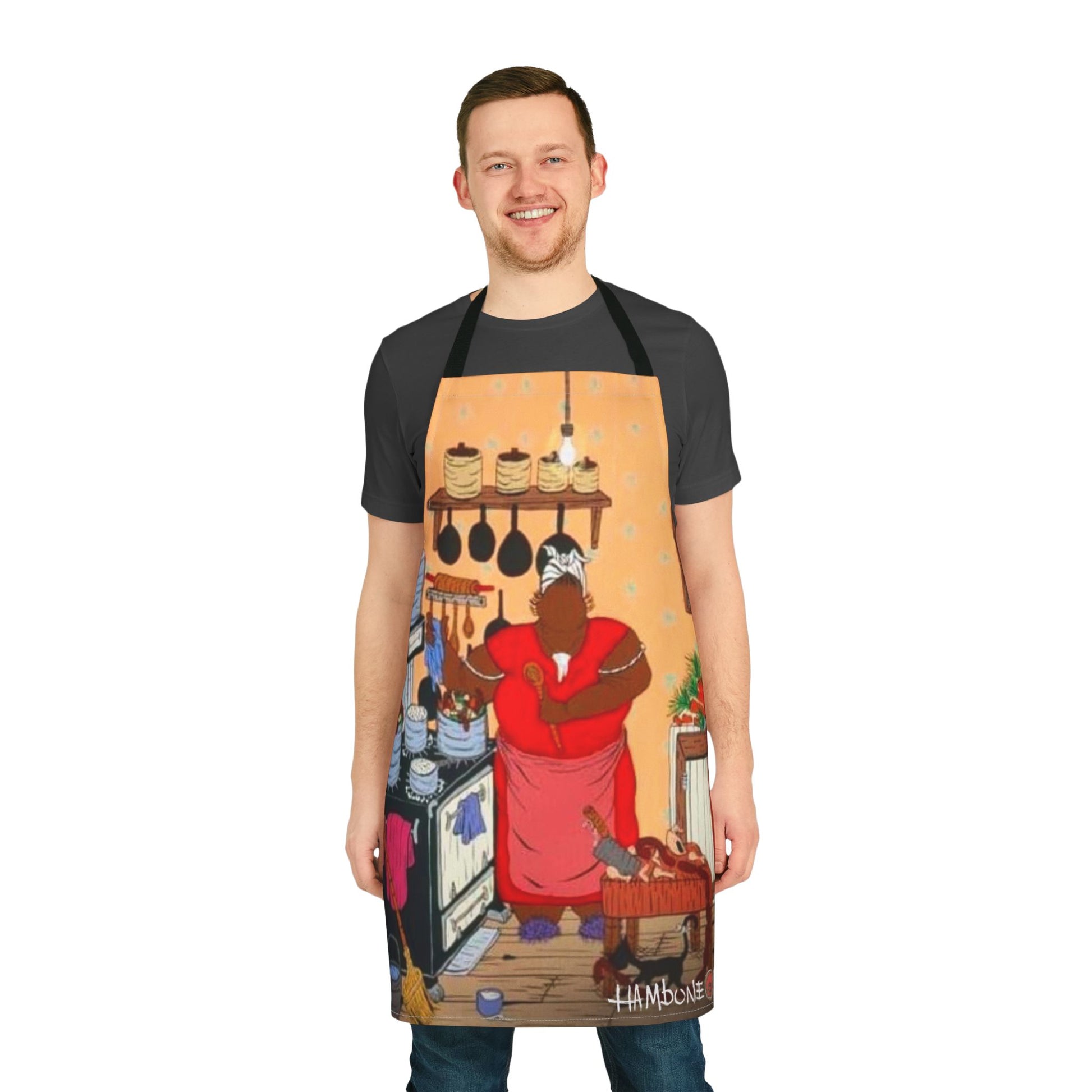 Colorful Chef Apron with Vintage Kitchen Design, Fun Cooking Gift, Kitchenware, Culinary Apron for Home Cooks, Unique Cooking [...]