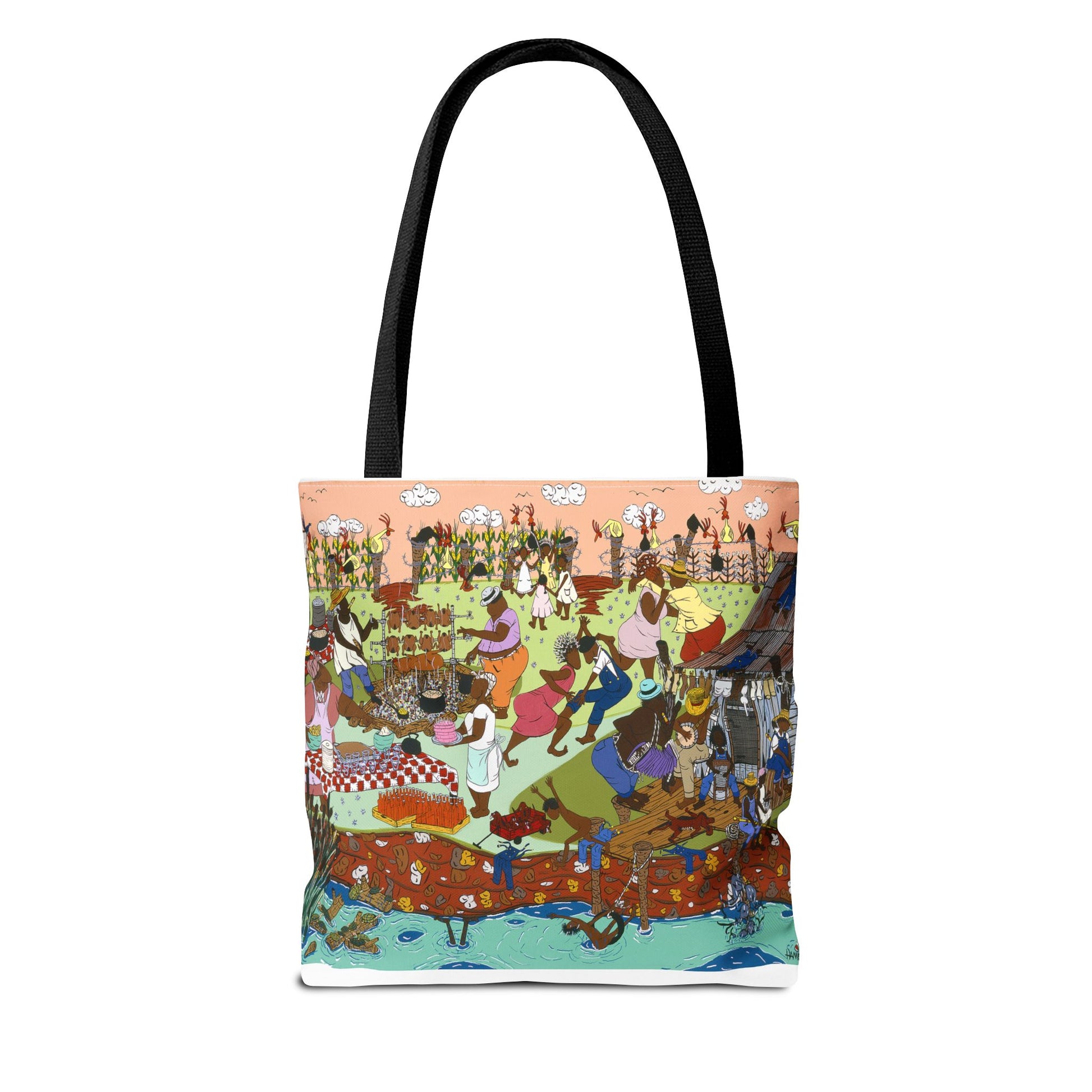 Vibrant Festival Tote Bag, Colorful Art Tote, Bohemian Tote for Shopping, Summer Beach Bag, Gift for Art Lovers