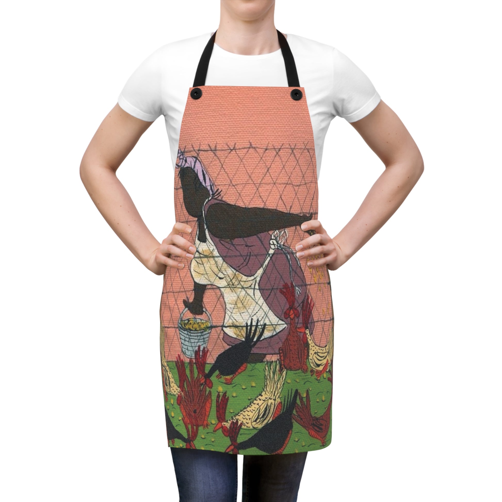 Charming Farmhouse Apron, Cooking Gift, Vintage Vibe, Kitchen Decor, Fun Cooking Attire, Home Chef Must-Have