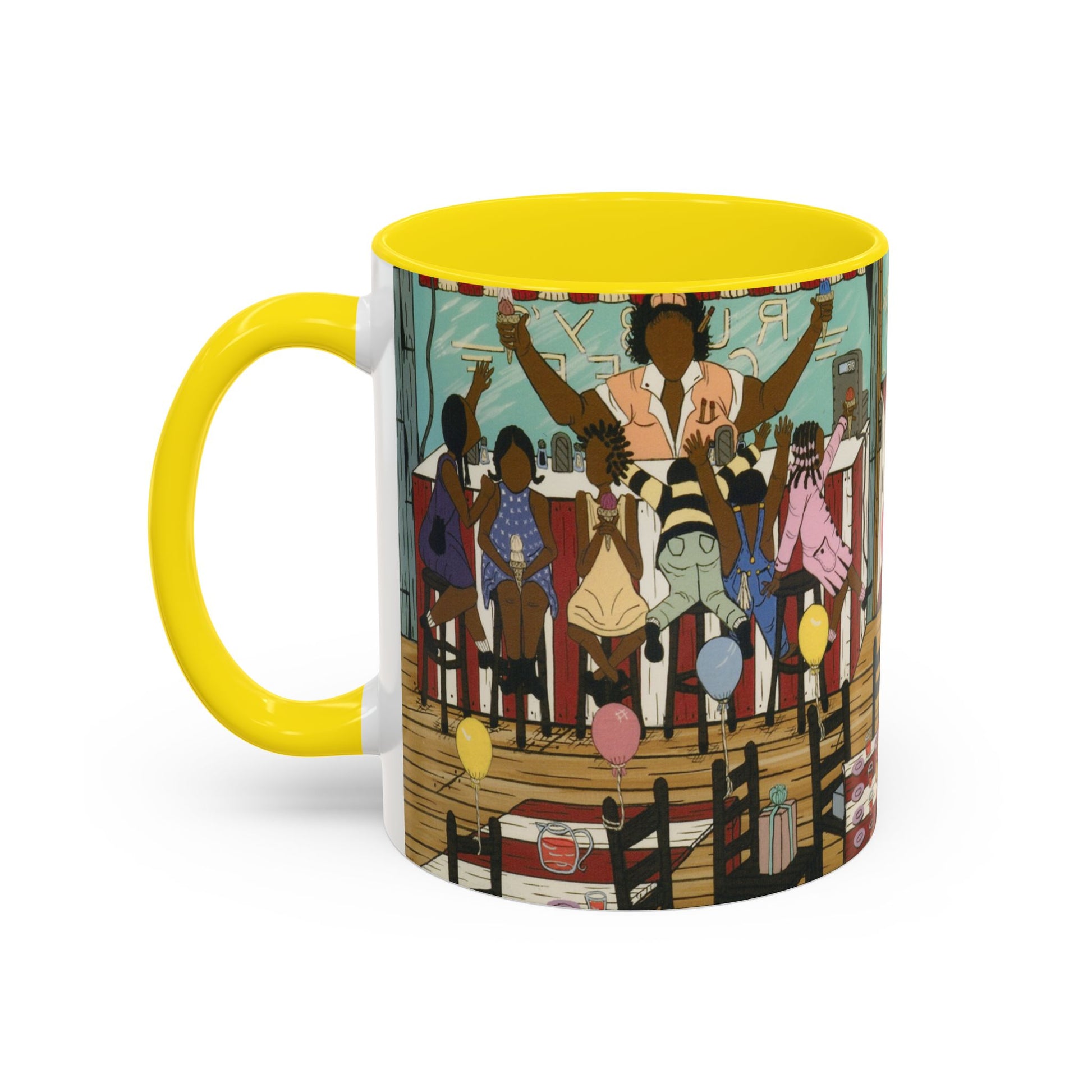 Vibrant Celebration Coffee Mug | Fun Party Decor | Unique Gift for Birthdays, Family Gatherings, Coffee Lovers, Home Office