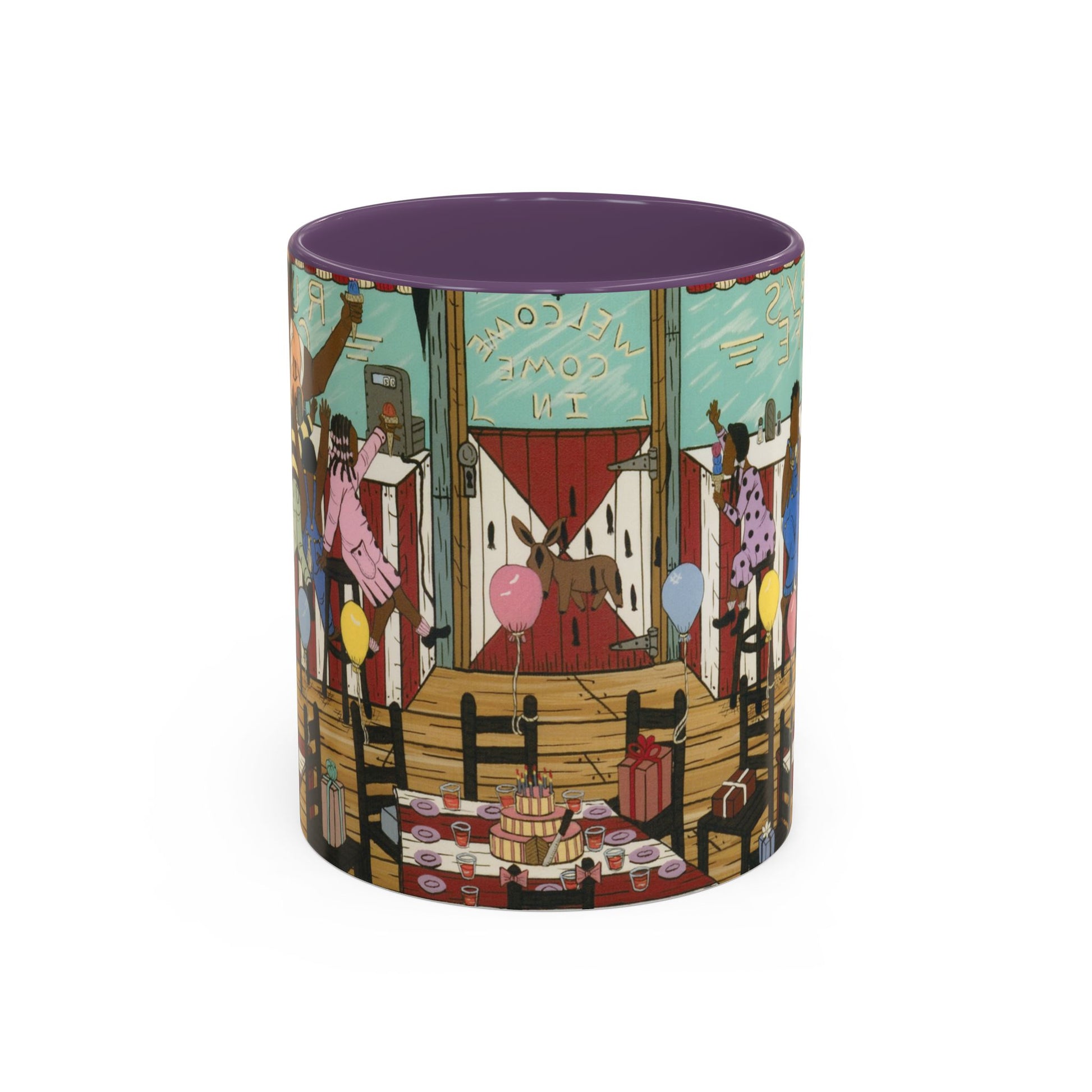 Vibrant Celebration Coffee Mug | Fun Party Decor | Unique Gift for Birthdays, Family Gatherings, Coffee Lovers, Home Office
