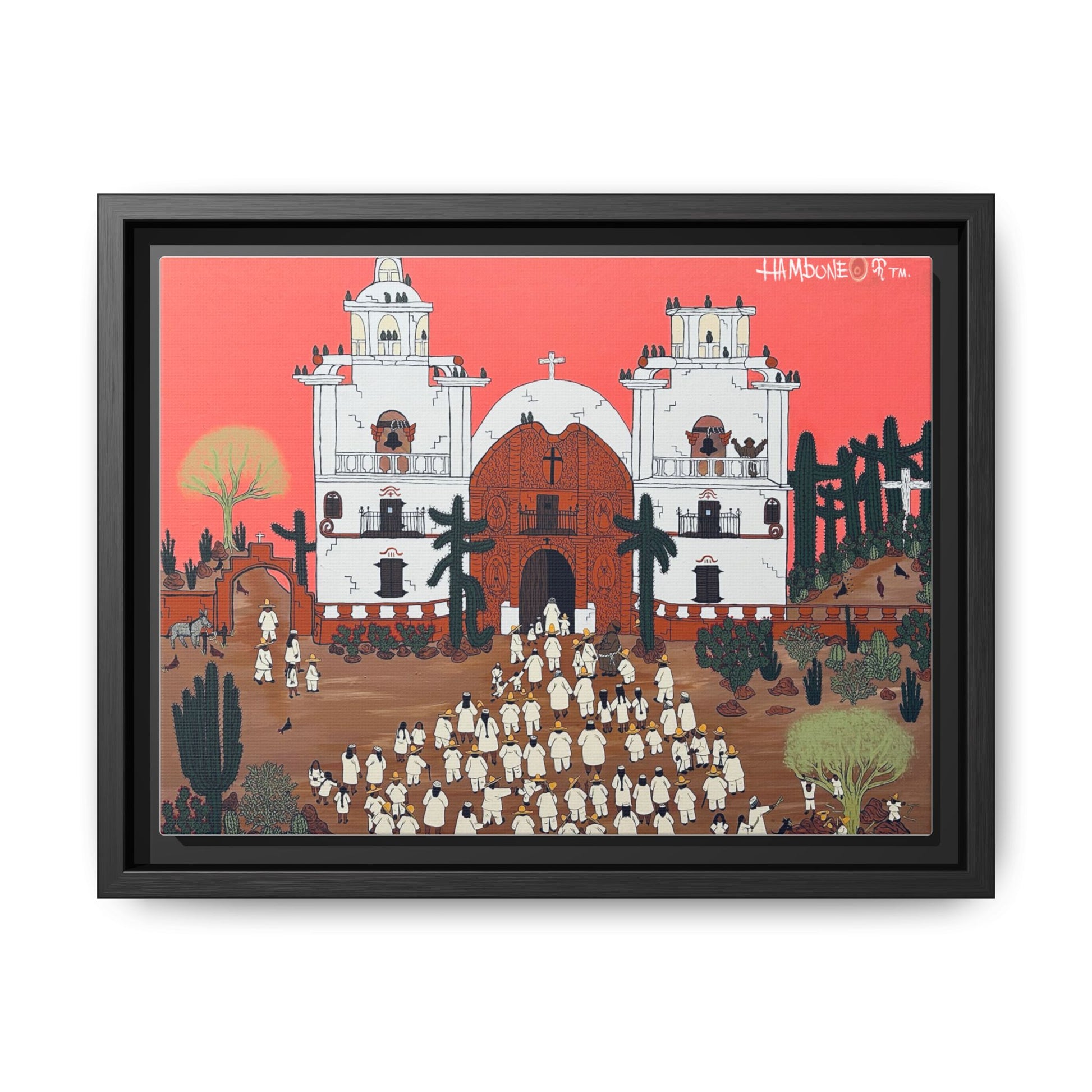 Vibrant Framed Canvas Art, Colorful Wall Decor, Unique Gift for Home, Artistic Print for Living Room, Contemporary Artwork