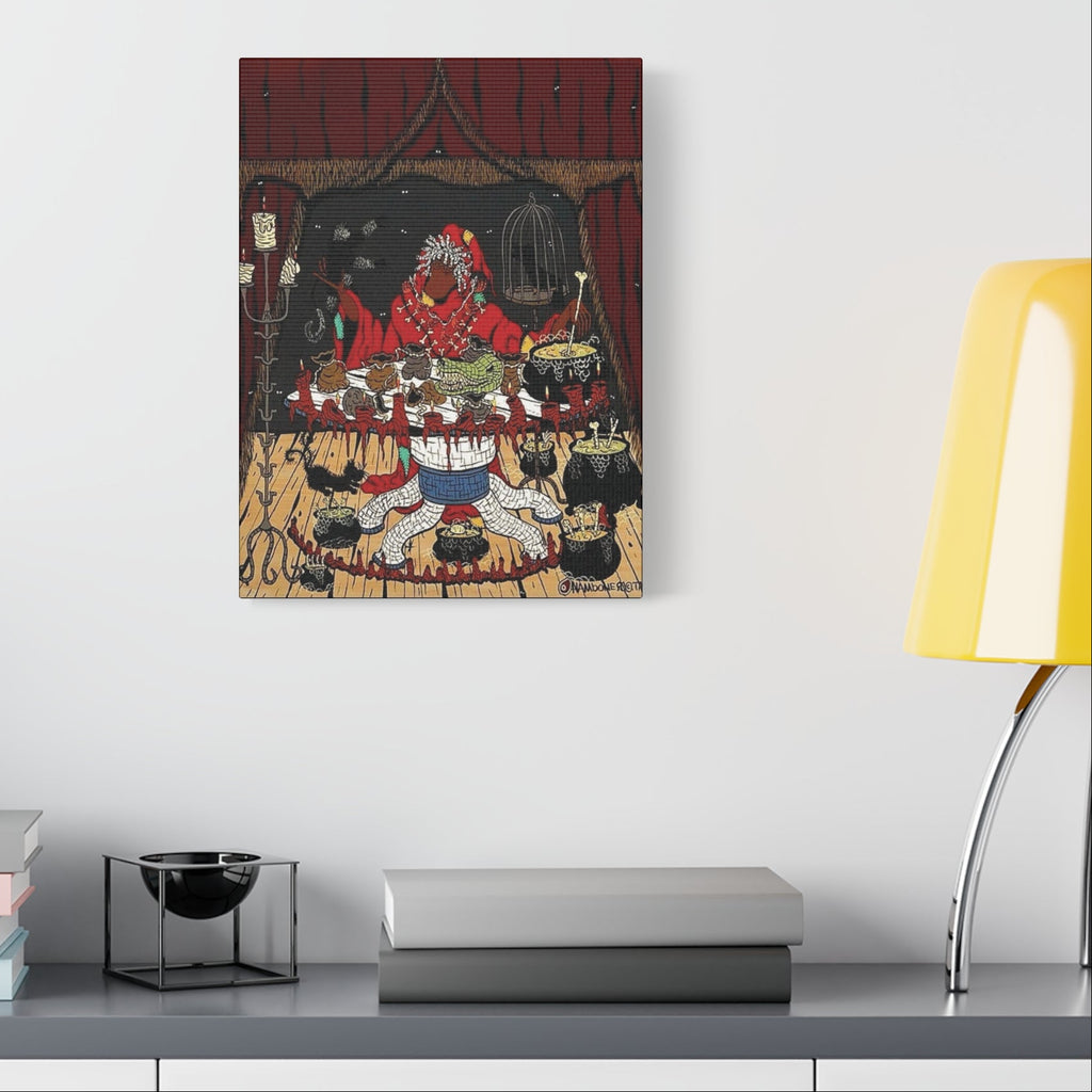 New Orleans Fortuneteller | Portrait Stretched Canvas Wall Art